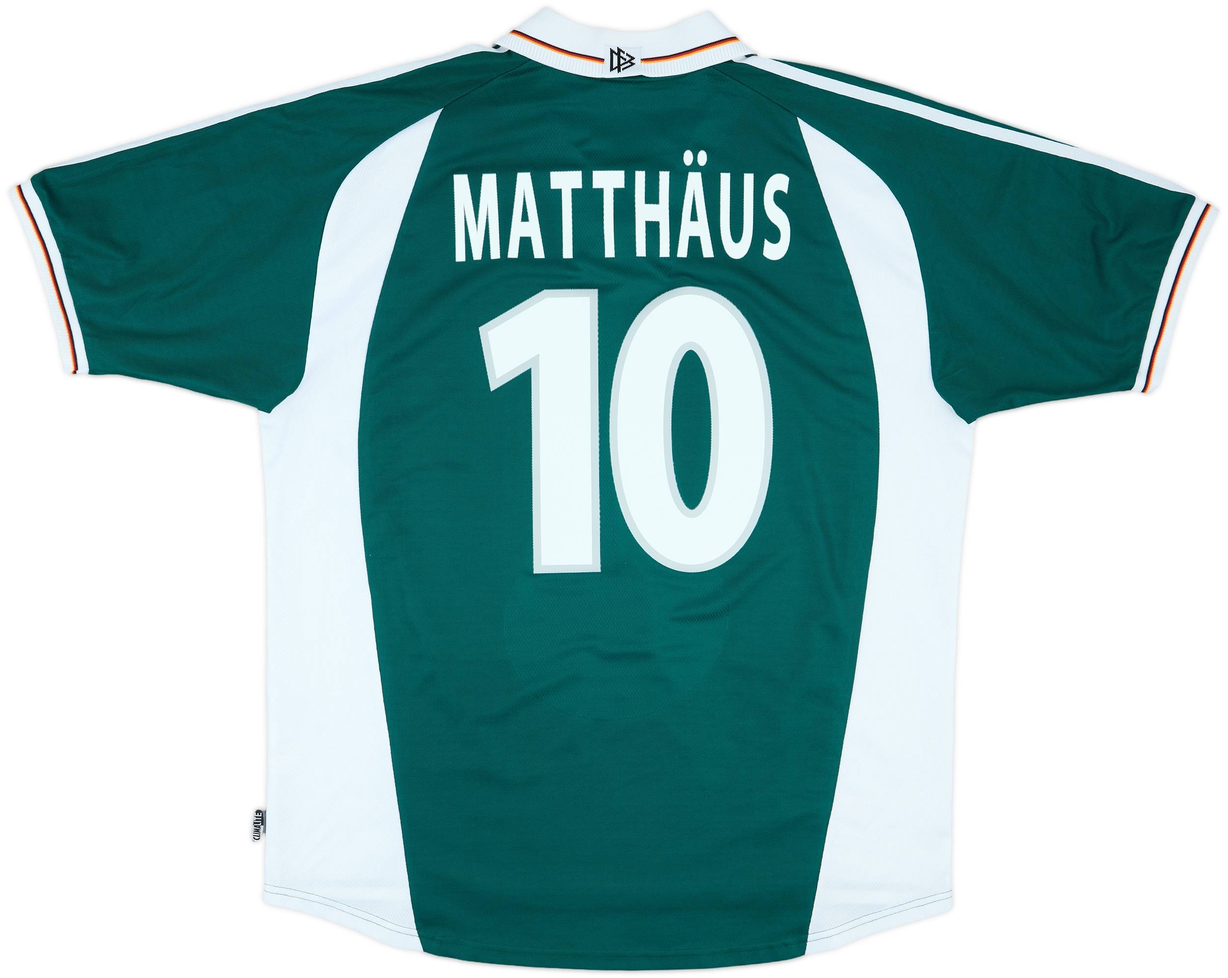 2000-02 Germany Away Shirt Matthaus #10 - 10/10 - (XL)
