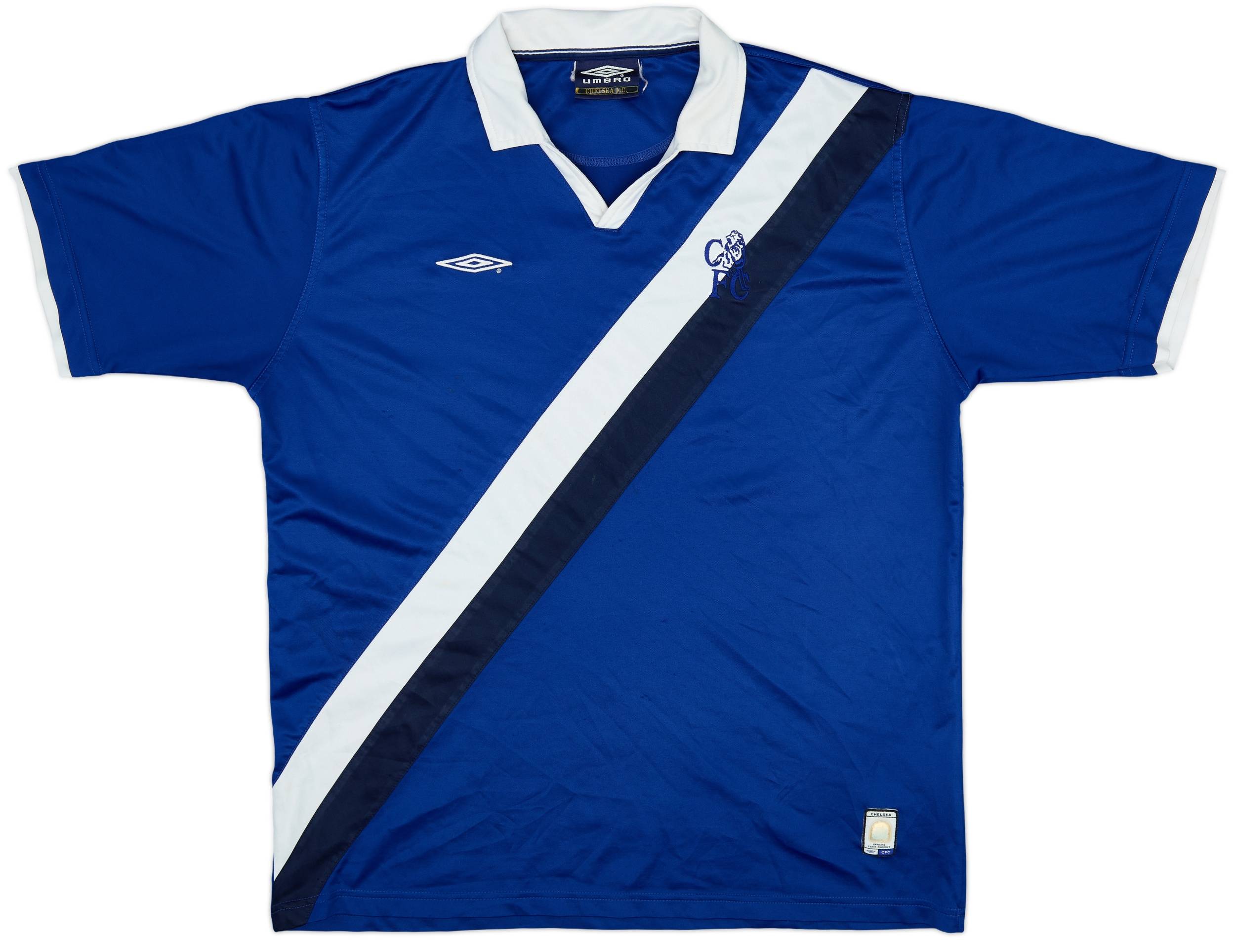 【国内正規総代理店アイテム】 Chelsea 2001-03 Umbro (XL) - 8/10 - Shirt Training ウェア