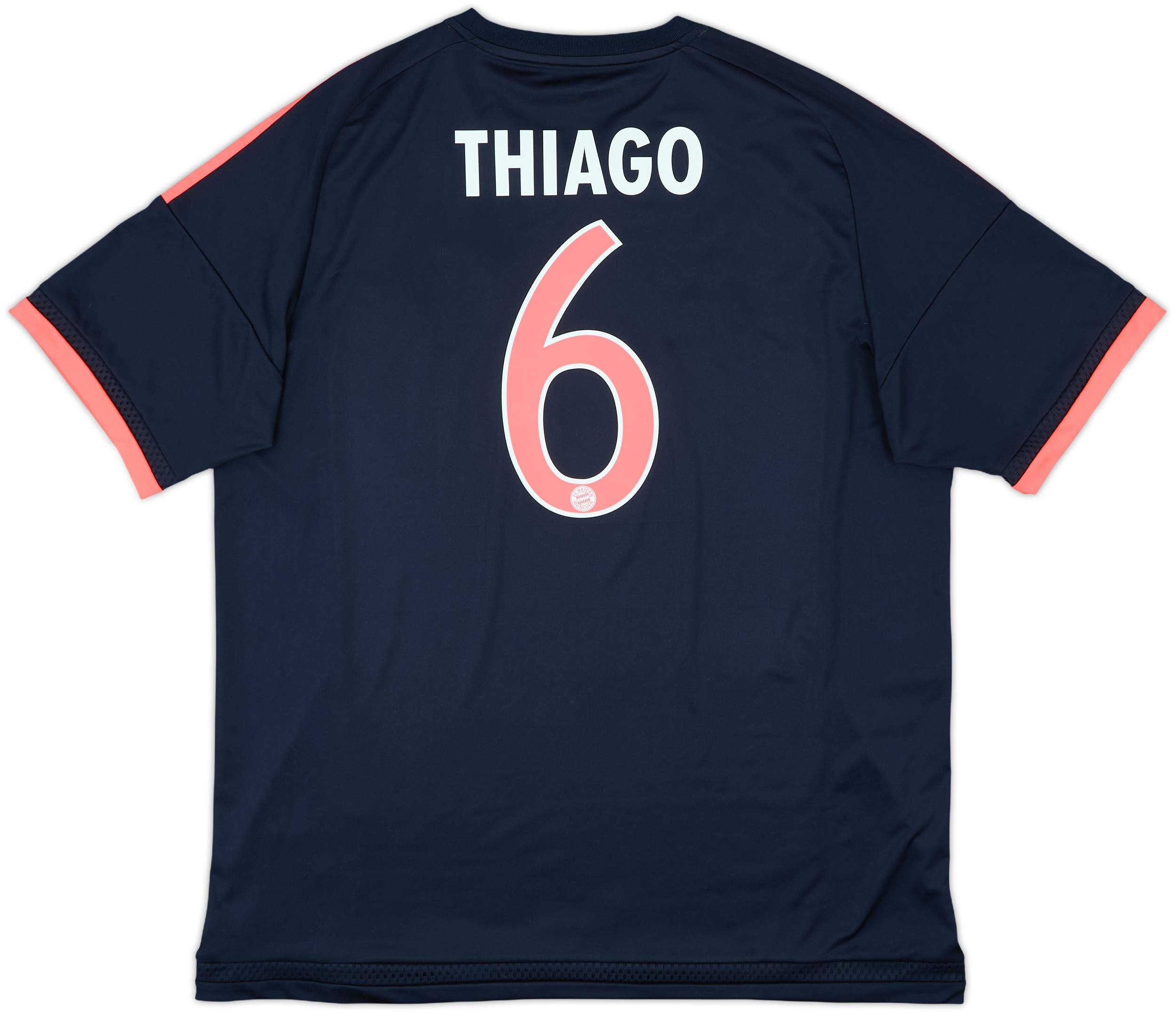アテッサ新作モデル 2015-16 (XL) - 8/10 - #6 Thiago Shirt Third Munich Bayern ウェア