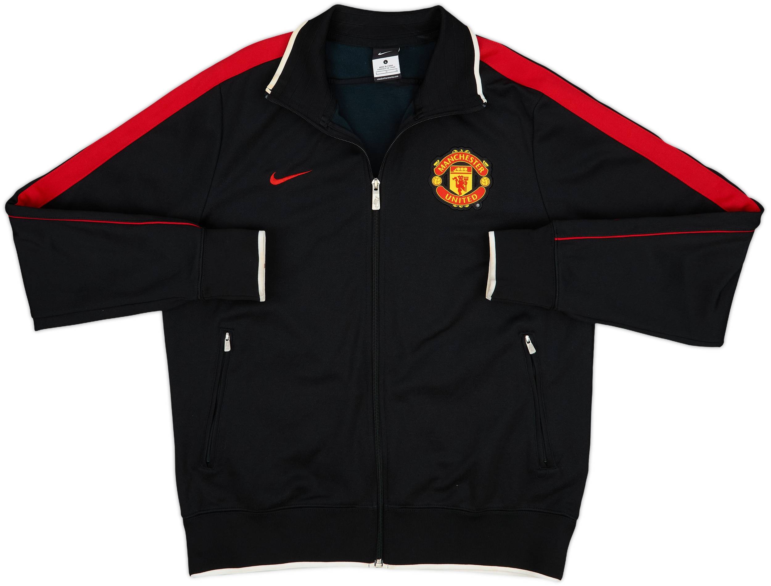 Nike Manchester United 長袖ジャージ 2008-09 Manchester United Nike Track Jacket - 8/10 - (M)