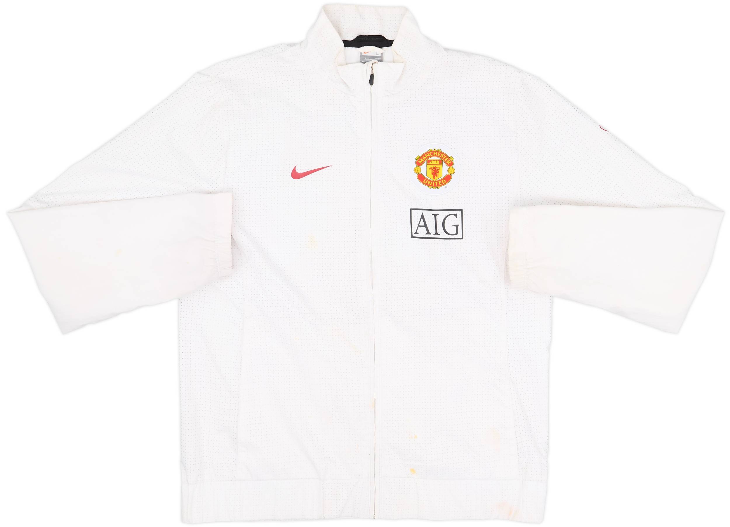 2009-10 Manchester United Nike Track Jacket - 7/10 - (L)