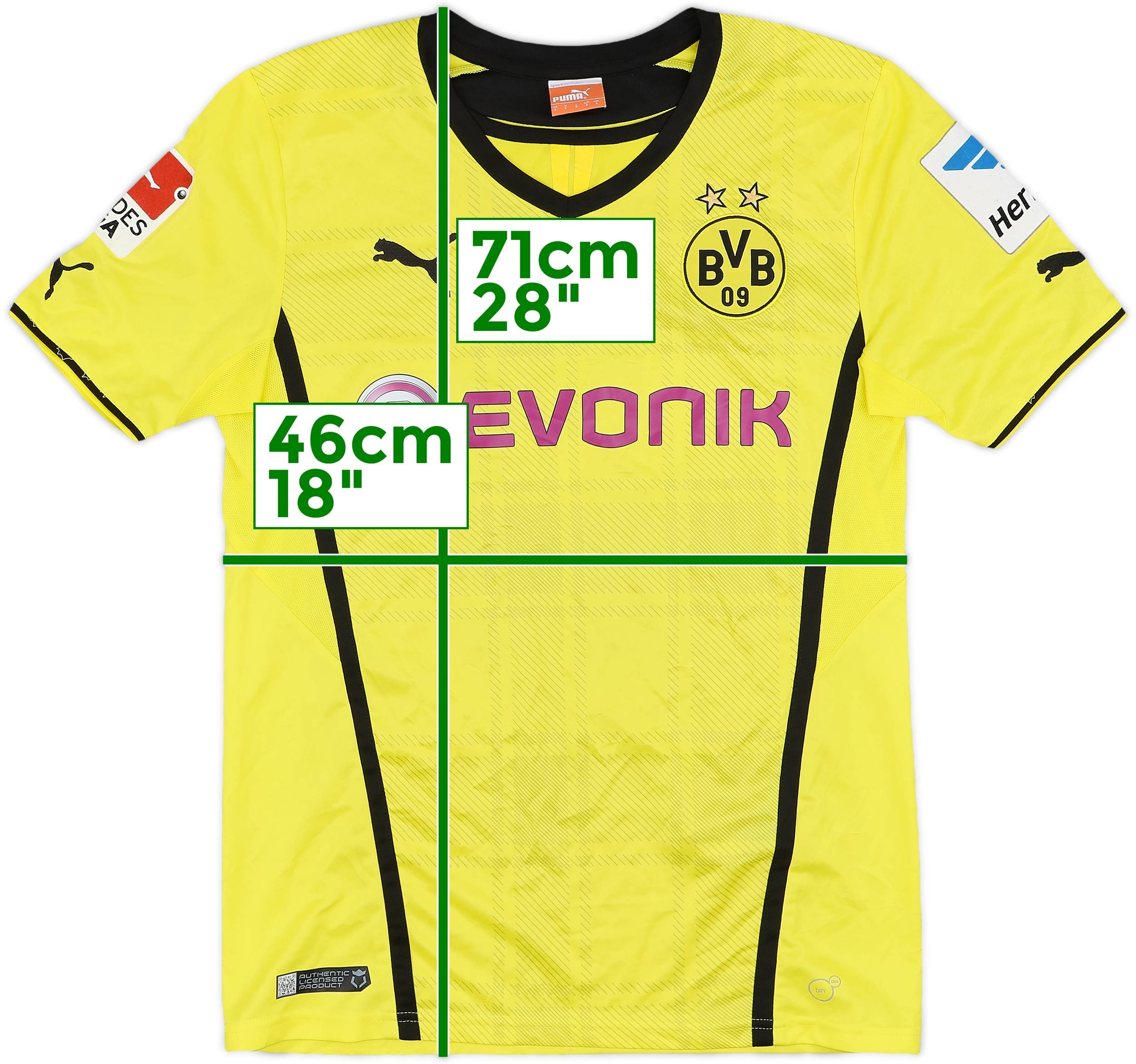 2013-14 Borussia Dortmund Home Shirt Reus #11 - 4/10 - (S)