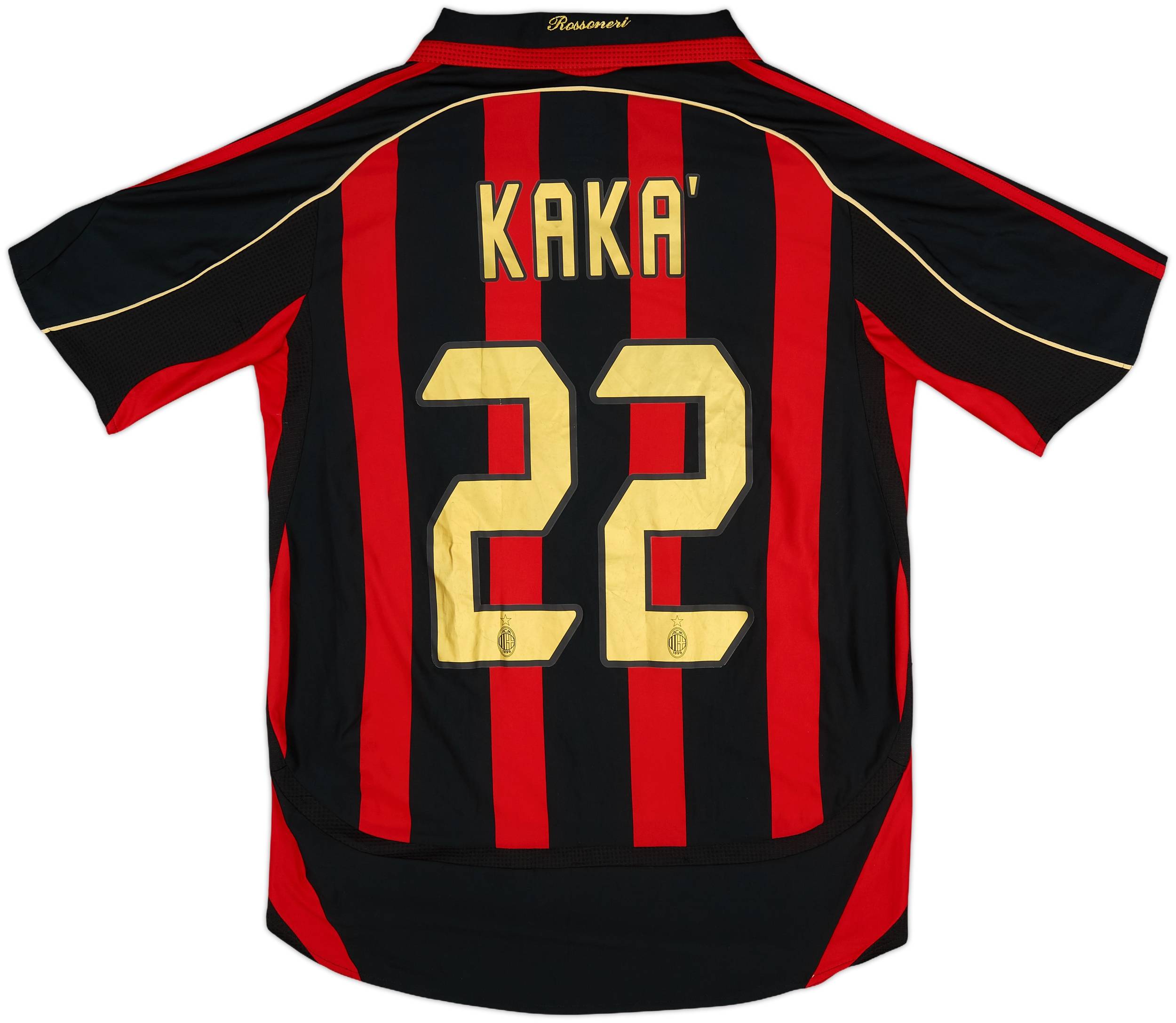 アメージングタイランド・グランドセール 2006-07 AC Milan Home Shirt Kaka' #22 - 5/10 - (S) ウェア