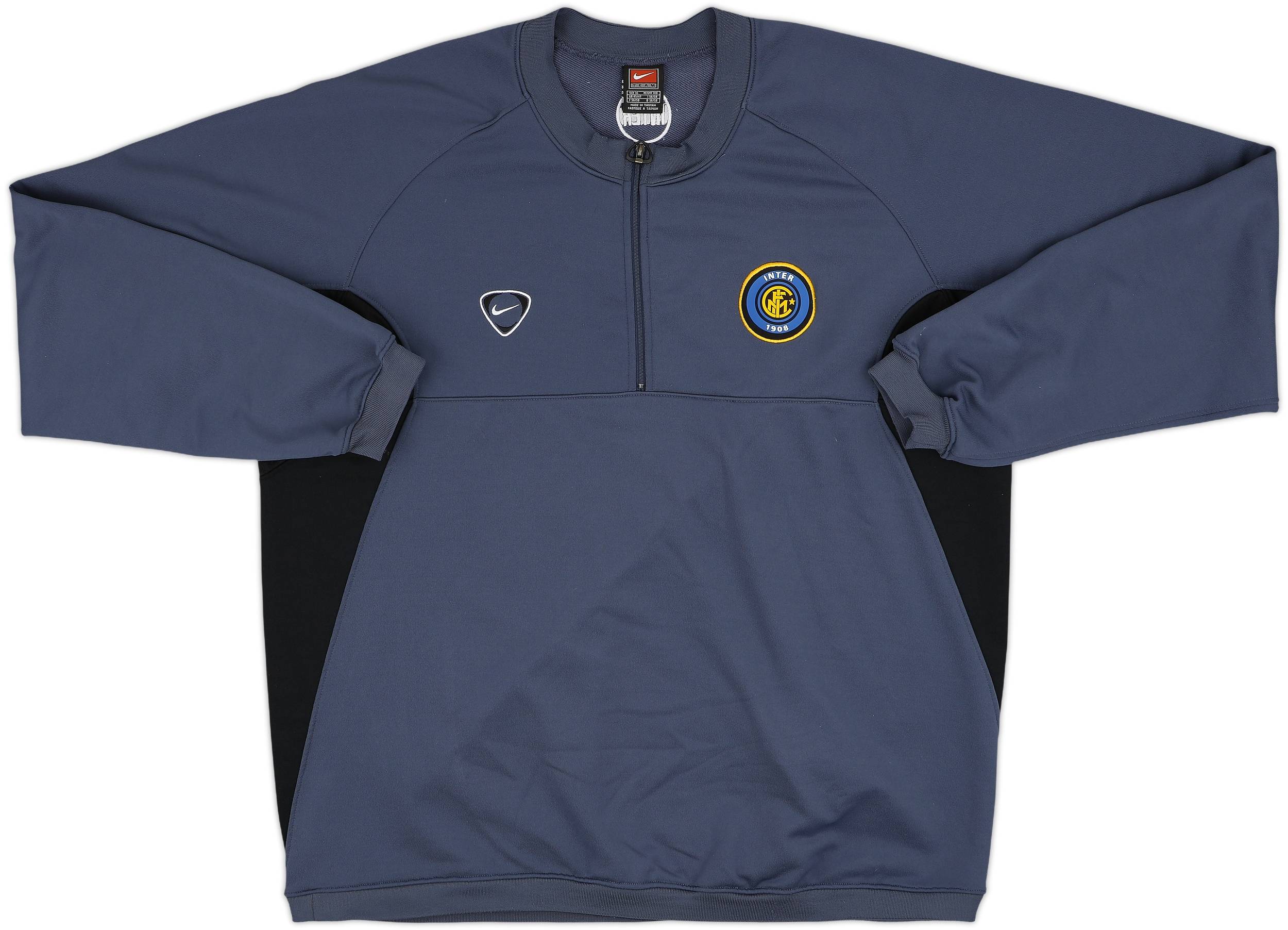 お得な情報満載 Sweat Zip 1/4 Nike Milan Inter 2000-01 Top (XL) - 8/10 - ウェア