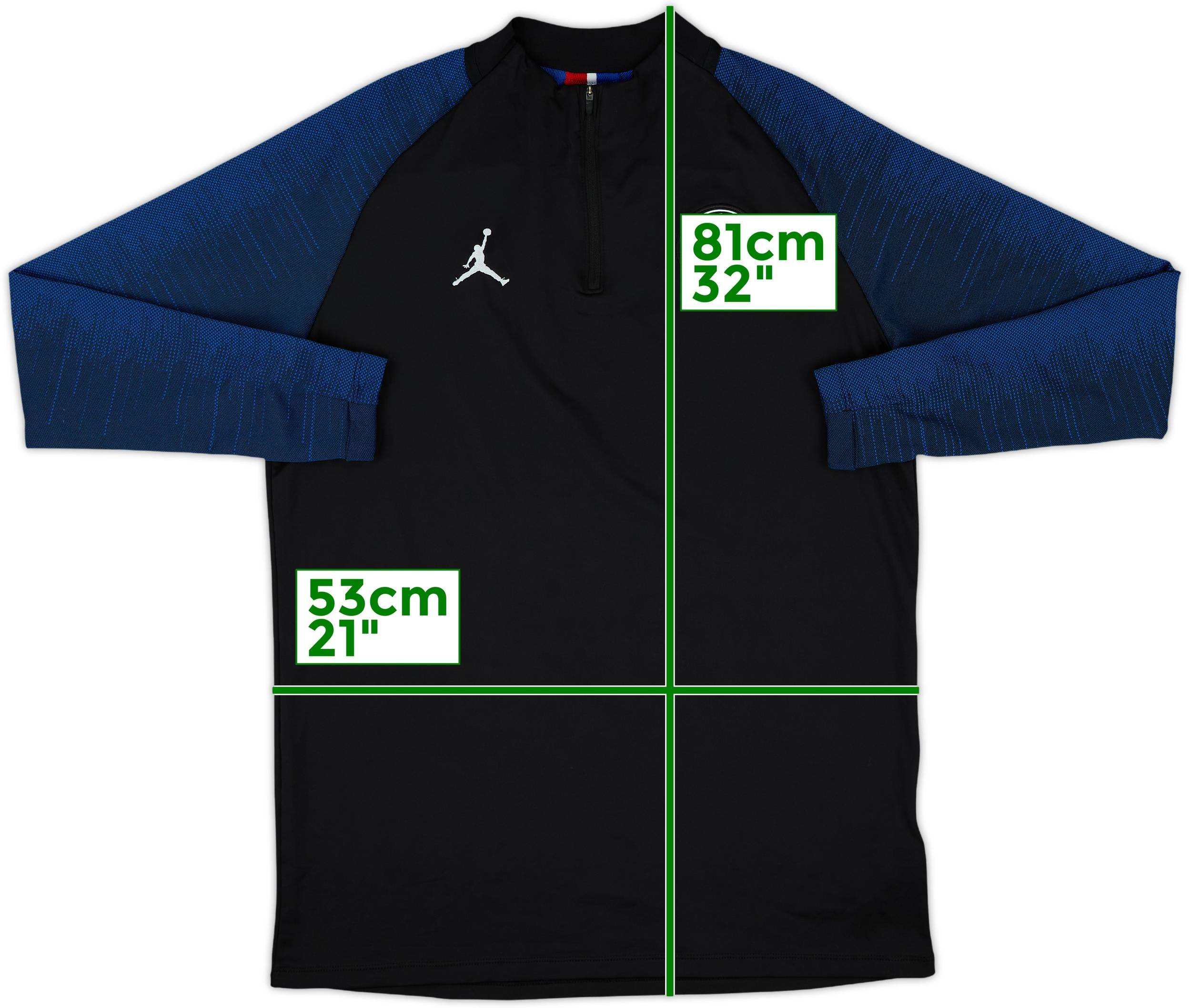 2020-21 Paris Saint-Germain Nike/Jordan 1/4 Zip Drill Top