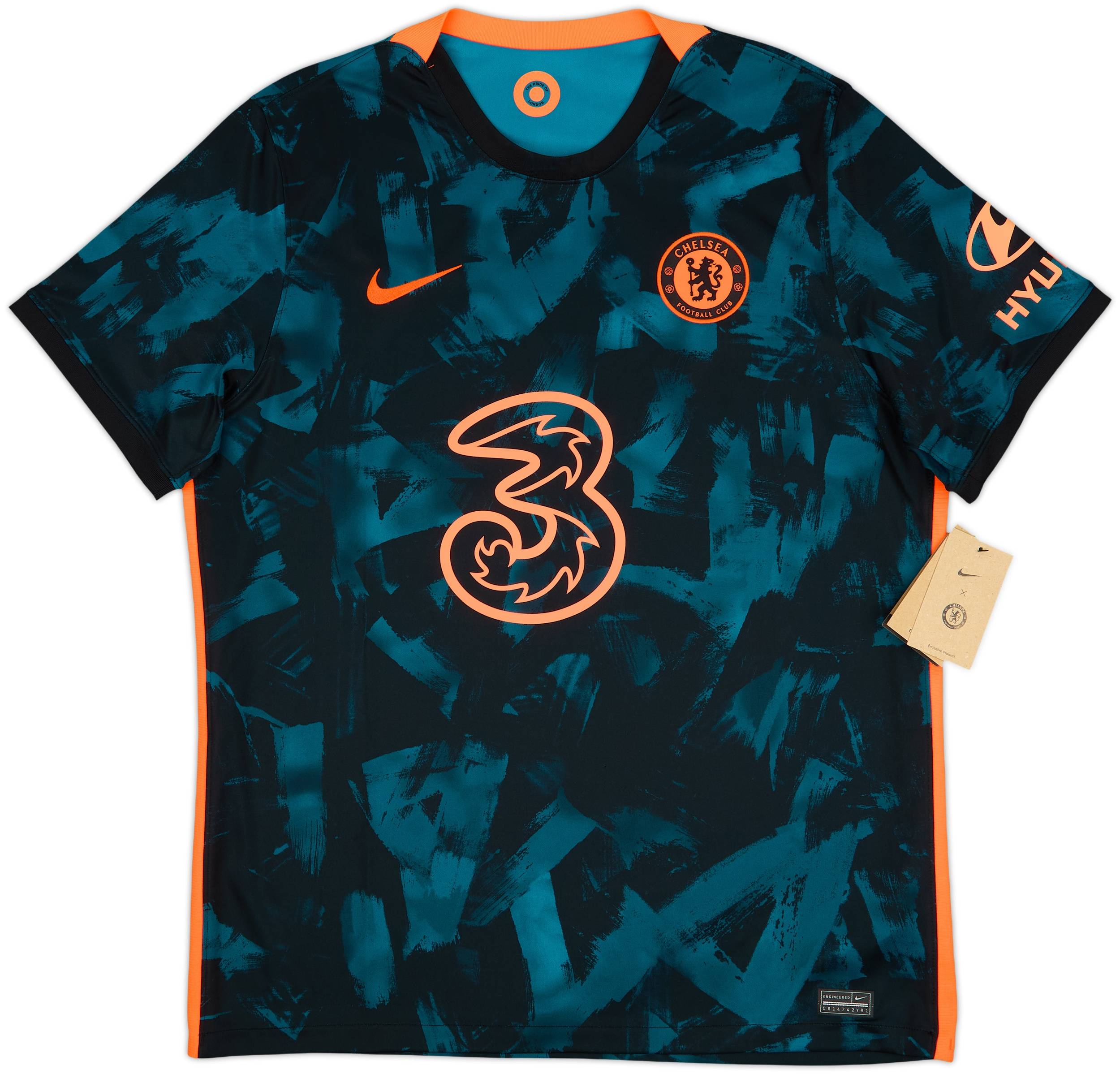 2021-22 Chelsea Third Shirt T.Silva #6 (XL)