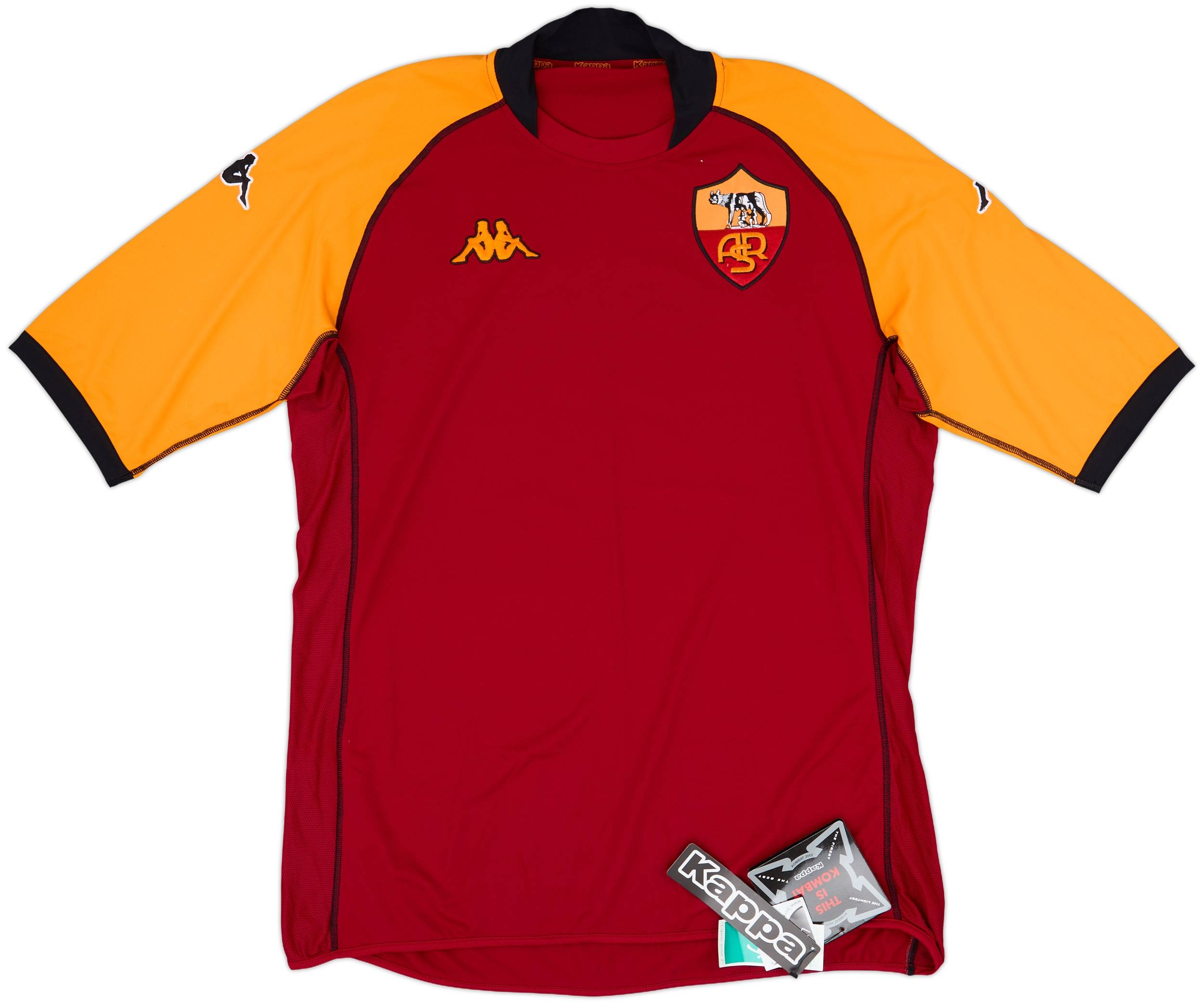 Roma 2002-03 Roma European Home Shirt (3XL)