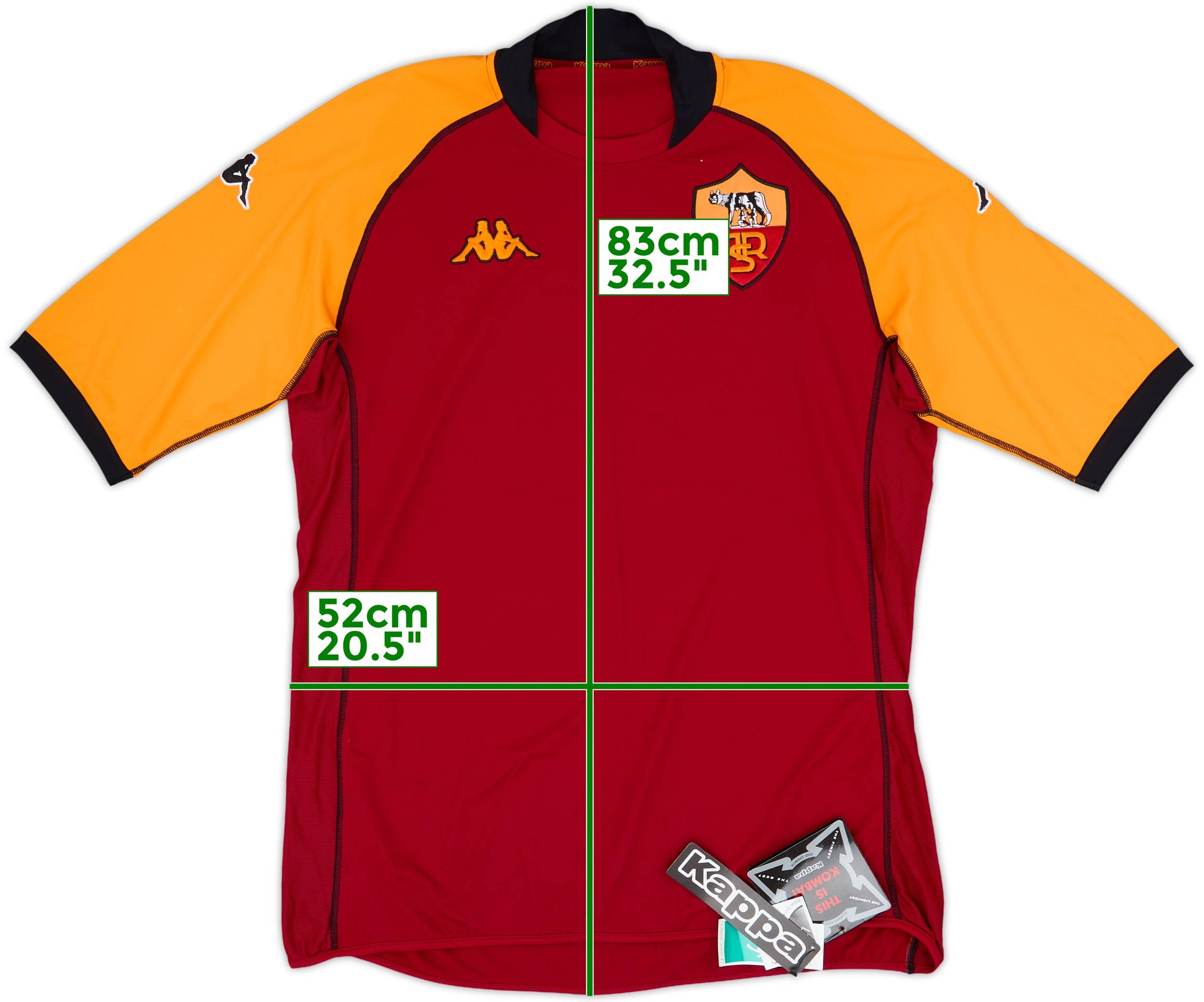 Roma 2002-03 Roma European Home Shirt (3XL)