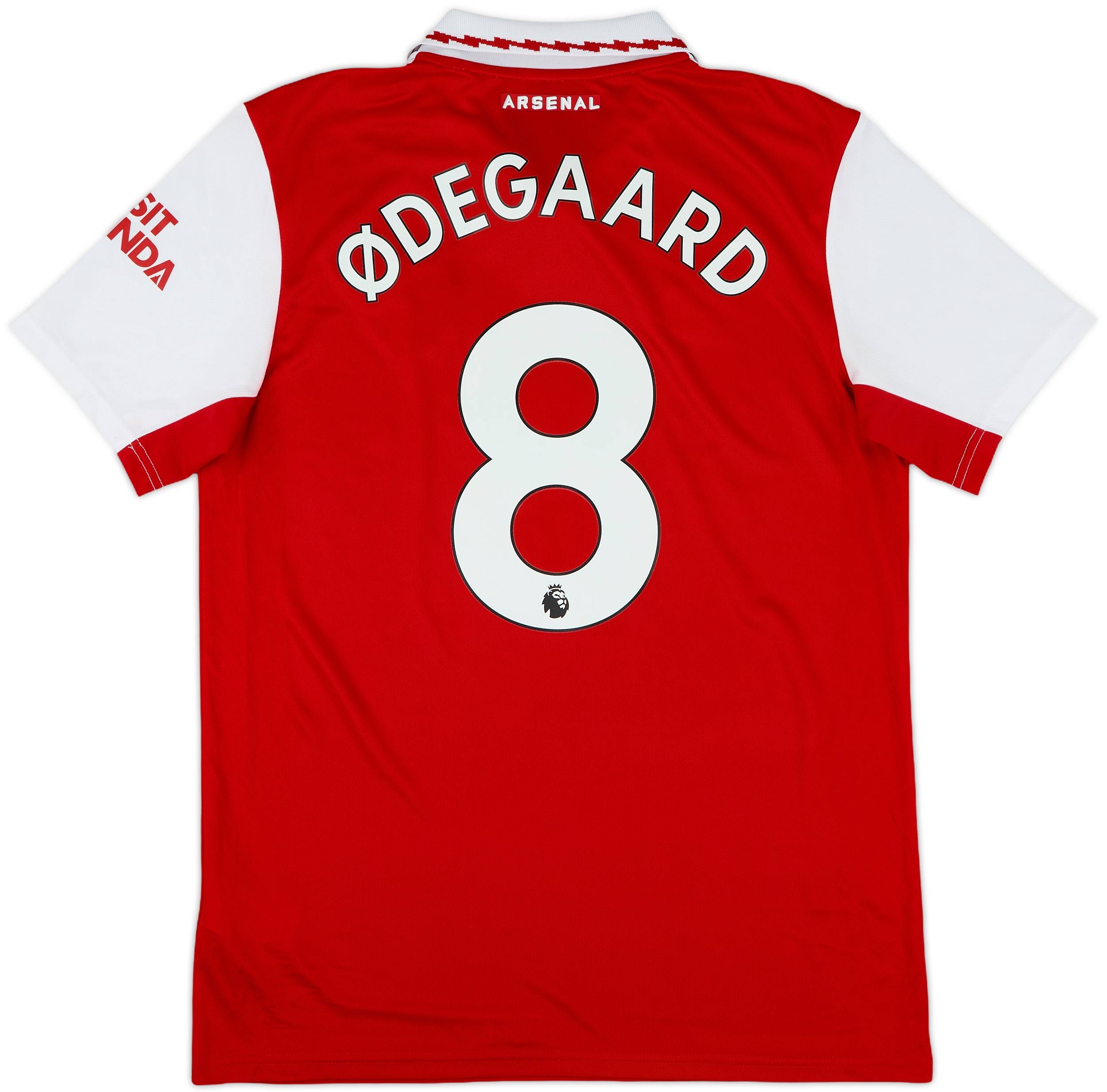 2022-23 Arsenal Home Shirt Odegaard #8 - 9/10 - (M)