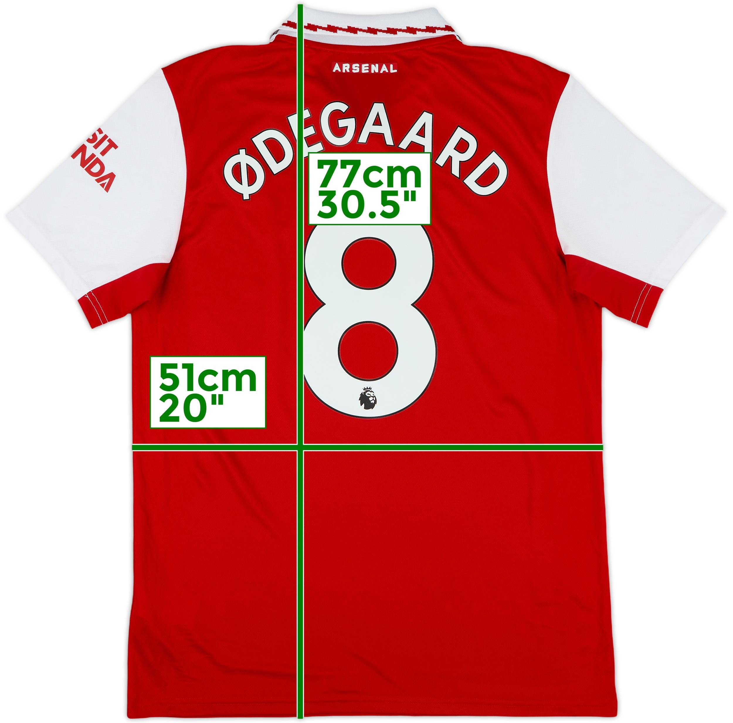 アーセナル ØDEGAARD 8番 ジャージ - メルカリ