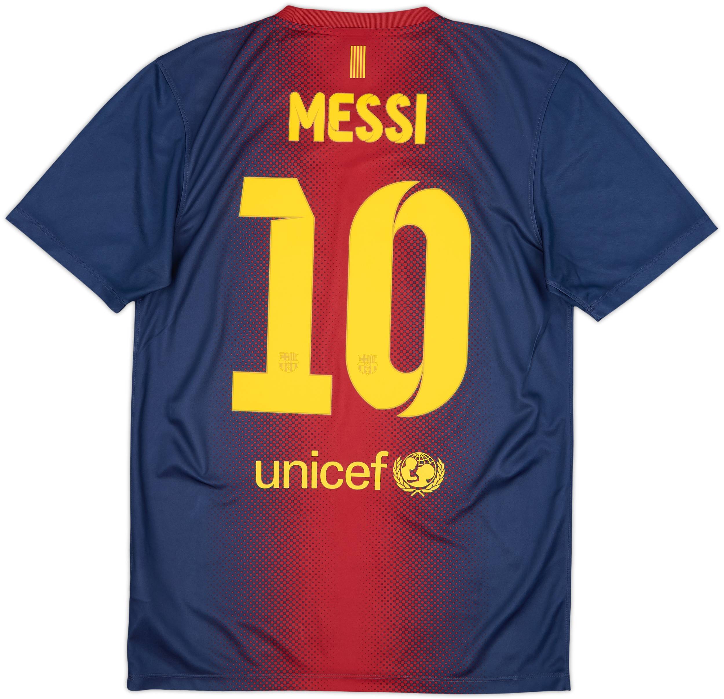 2012-13 Barcelona Basic Home Shirt Messi #10 - 7/10 - (S)