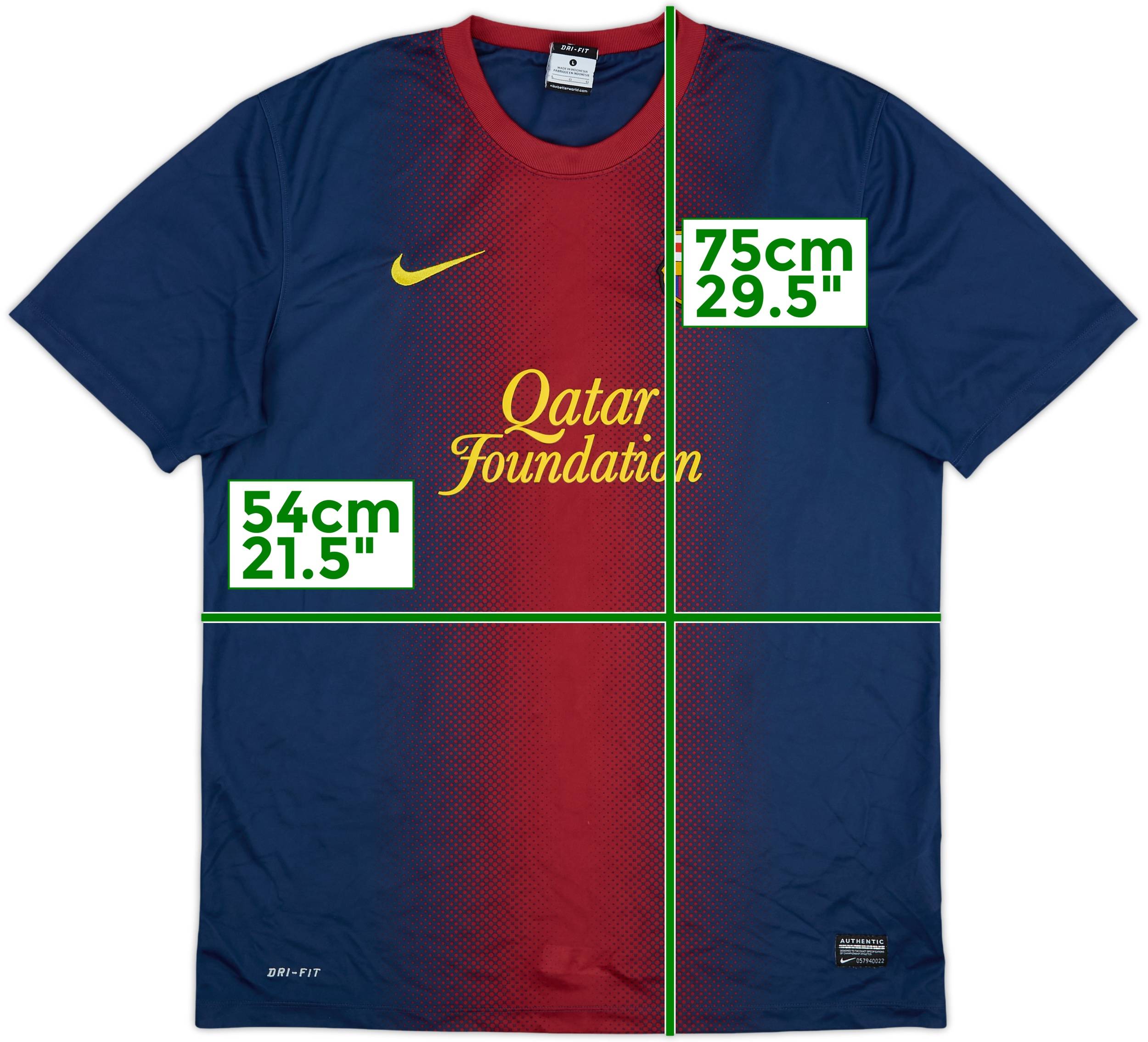 FC Barcelona 2012-13 Home Football Soccer Jersey Nike Men's
