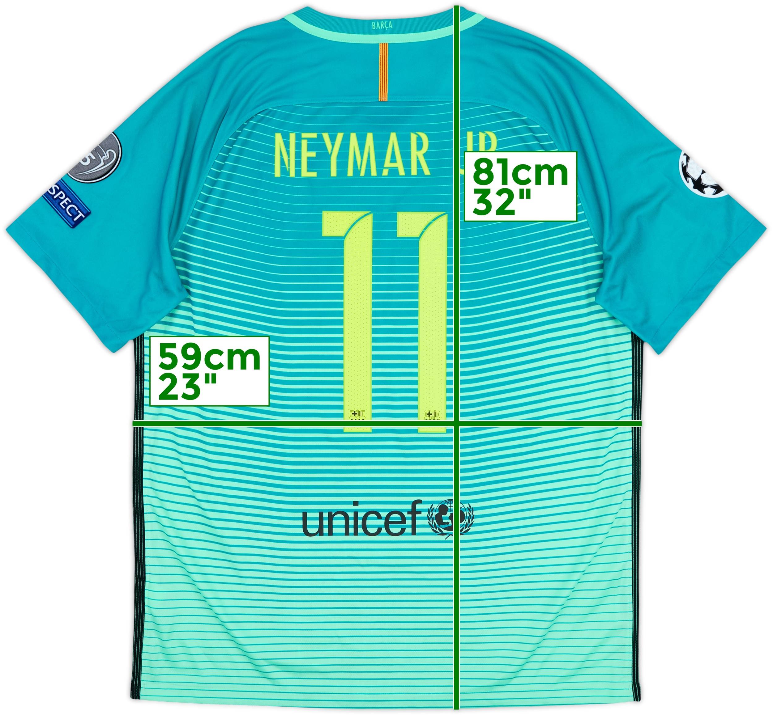 2016-17 Barcelona Third Shirt Neymar Jr #11 - 10/10 - (XL)