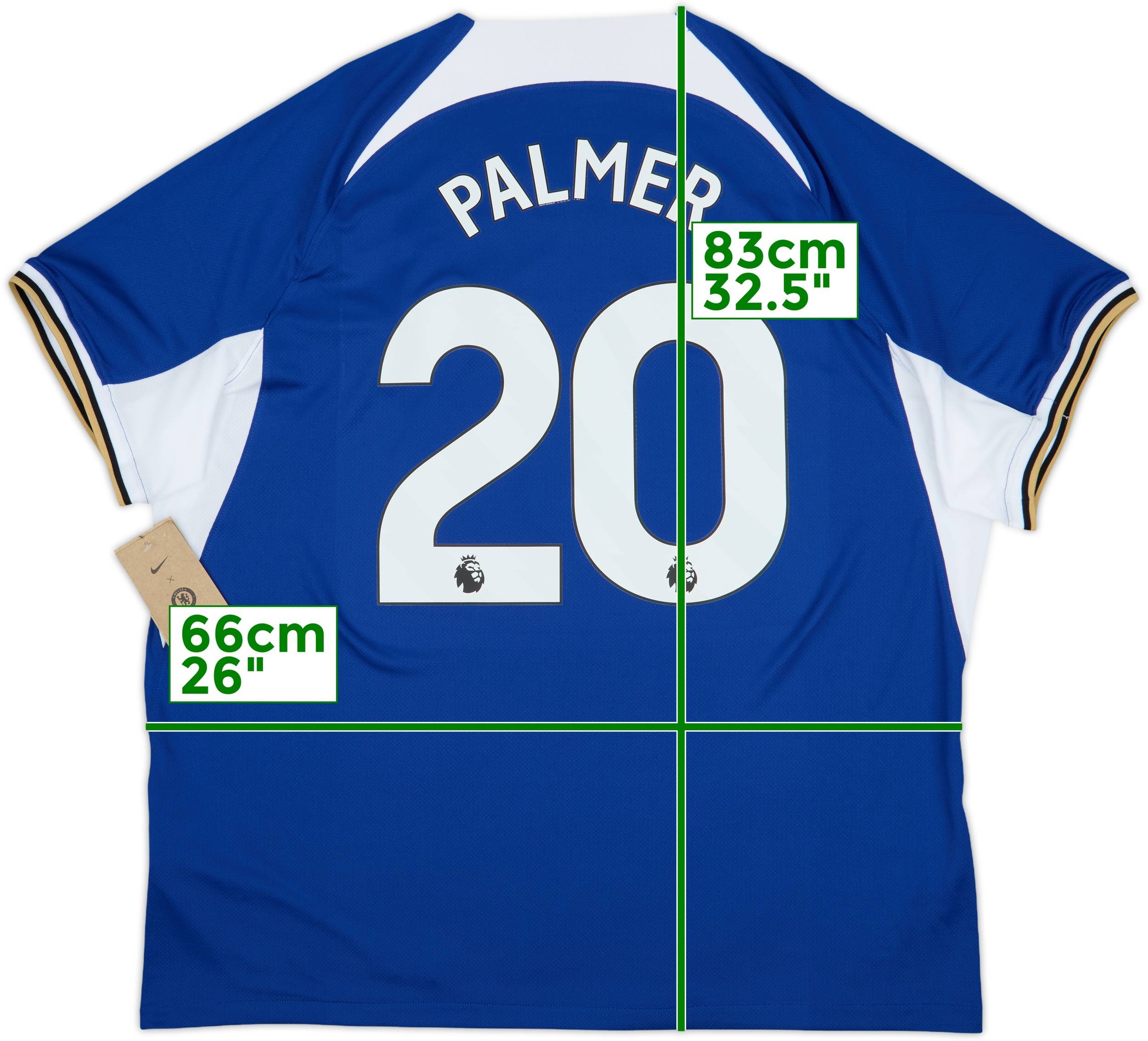 訳あり Chelsea 2023-24 Home (XXL) #20 Palmer Shirt ウェア