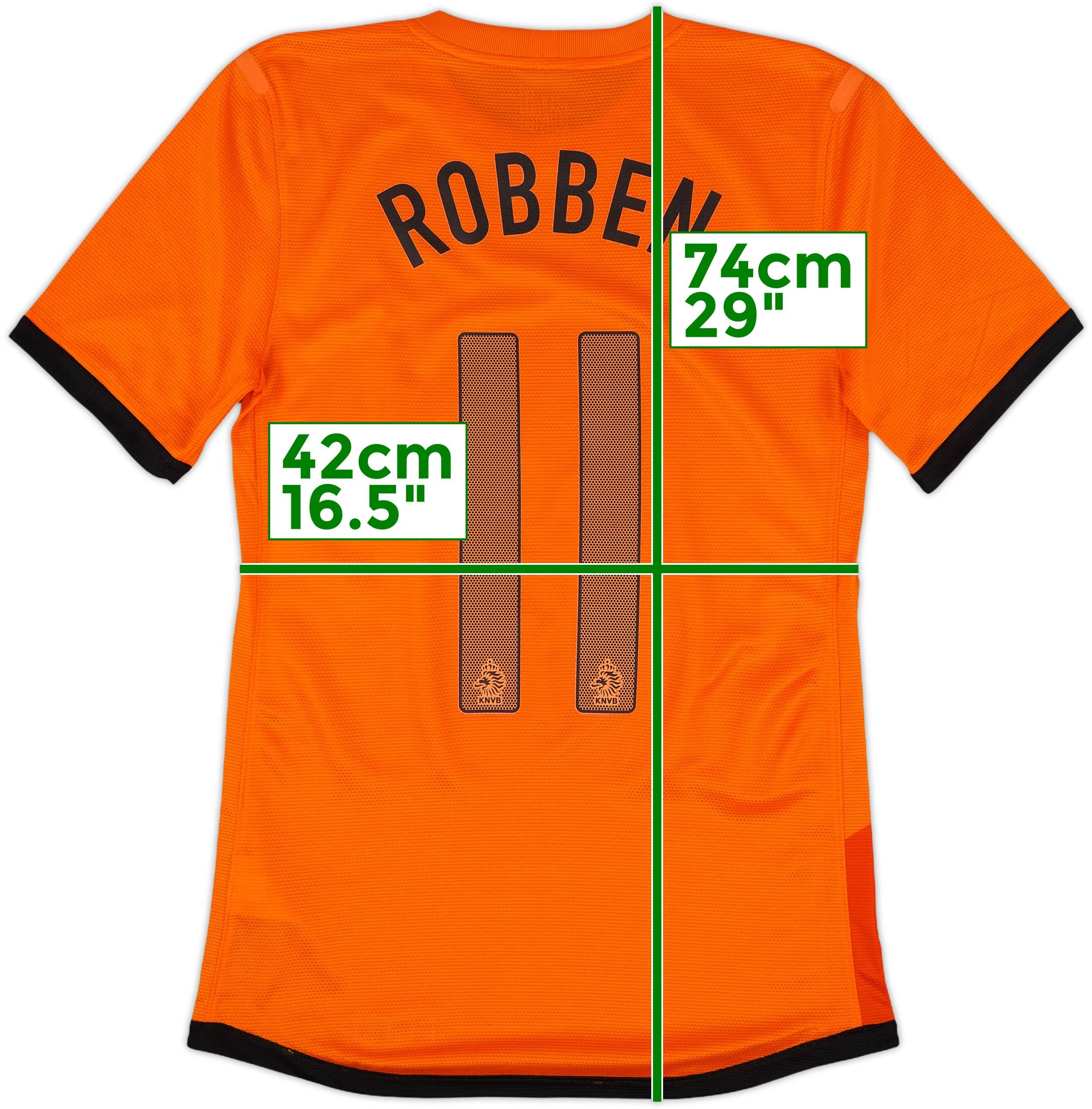 2012-13 Netherlands Player Issue Home Shirt Robben #11 - 8