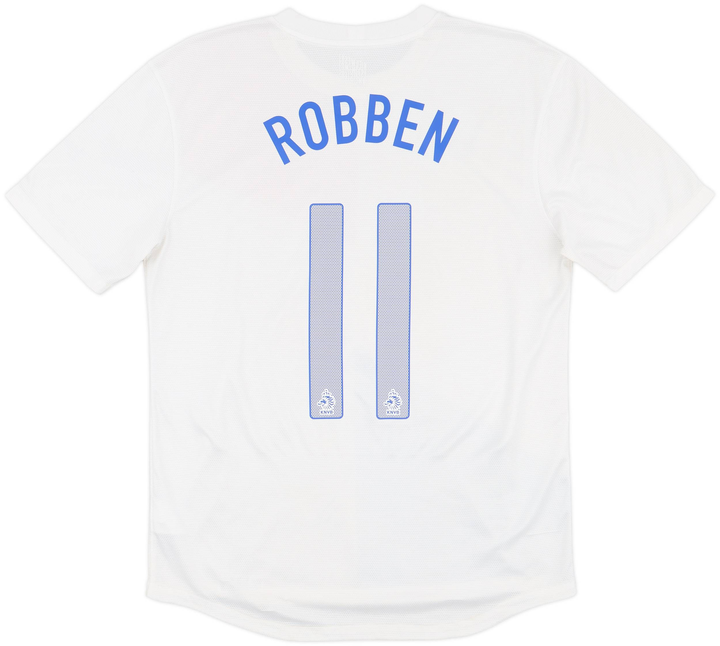 応援グッズ Netherlands No.11 ROBBEN 2013-14 Netherlands Away Shirt Robben #11 - 8/10 - (M)