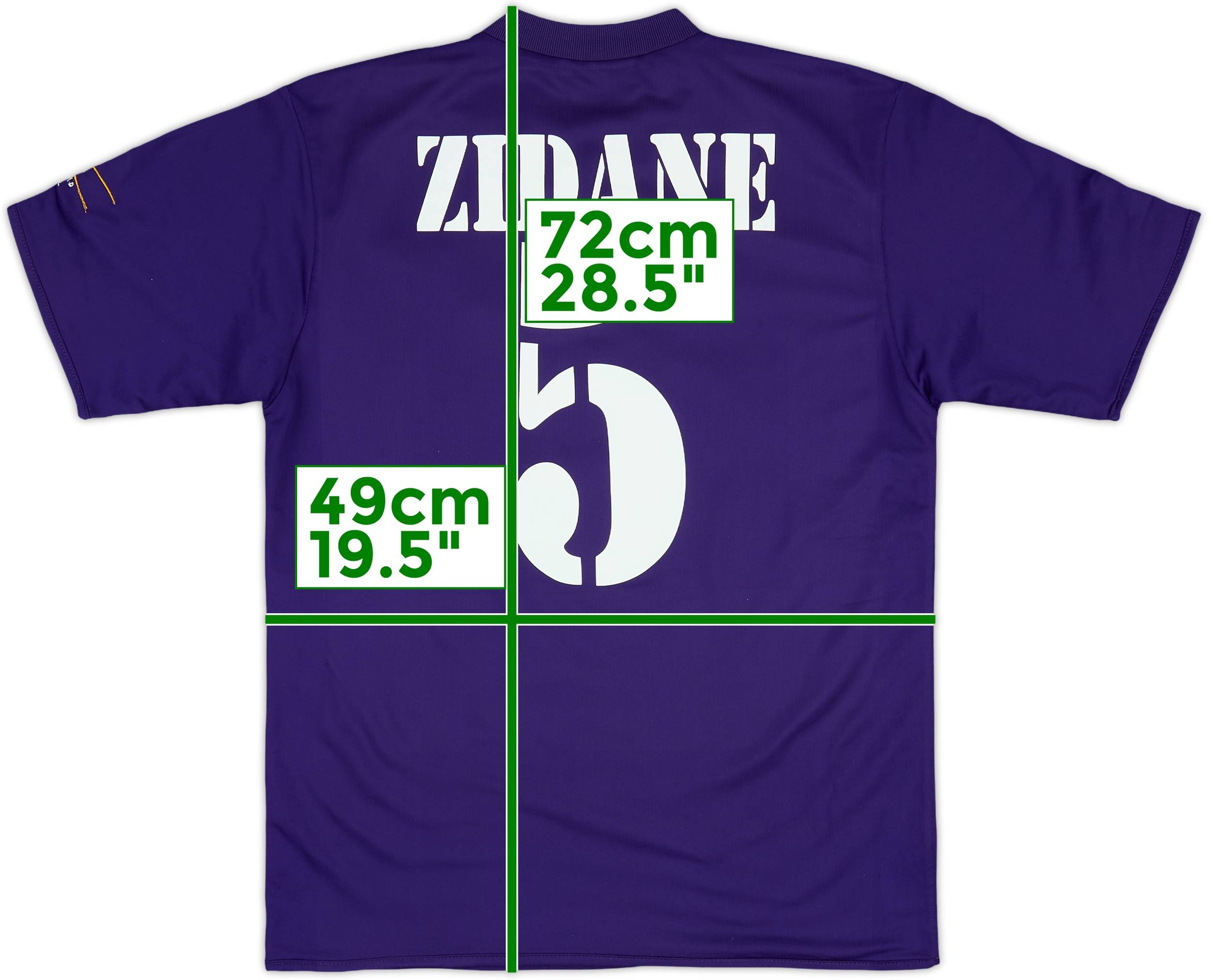 2002-03 Real Madrid Centenary Third Shirt Zidane #5 - 7/10 - (M)