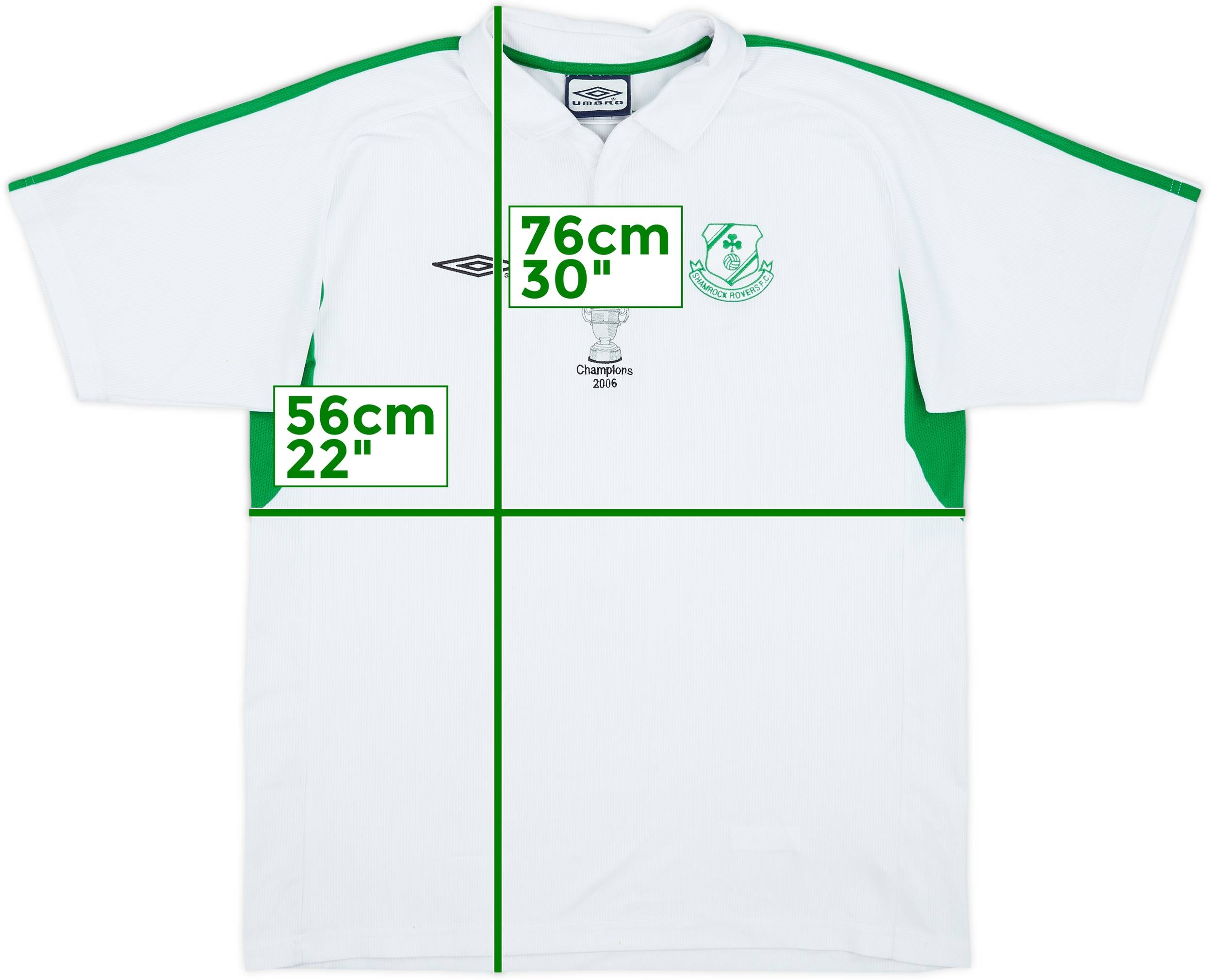 希少　UMBRO　03/04シャムロック・ローバーズ　Away S/S Shamrock Rovers 2022 Umbro Away Kit - Football Shirt Culture