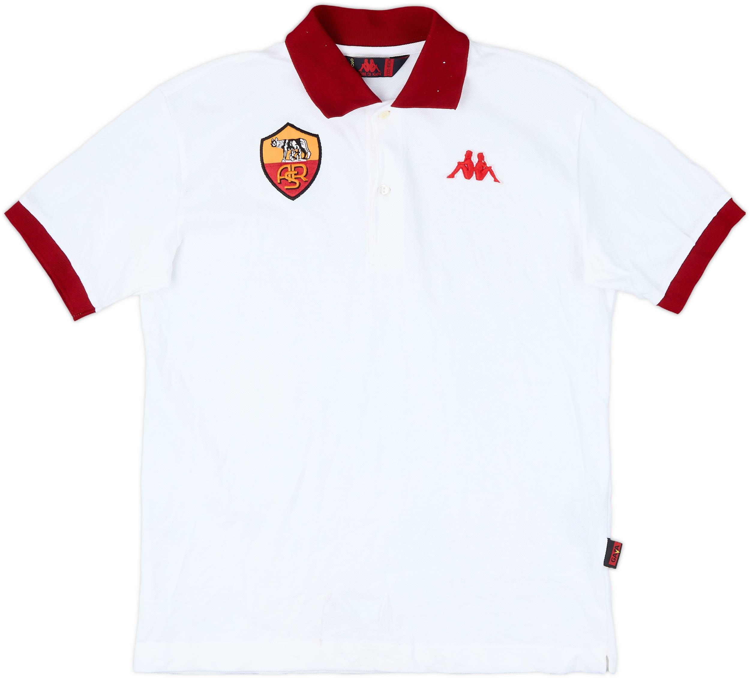 2010-11 Roma Kappa Polo Shirt - 8/10 - (XL.Boys)