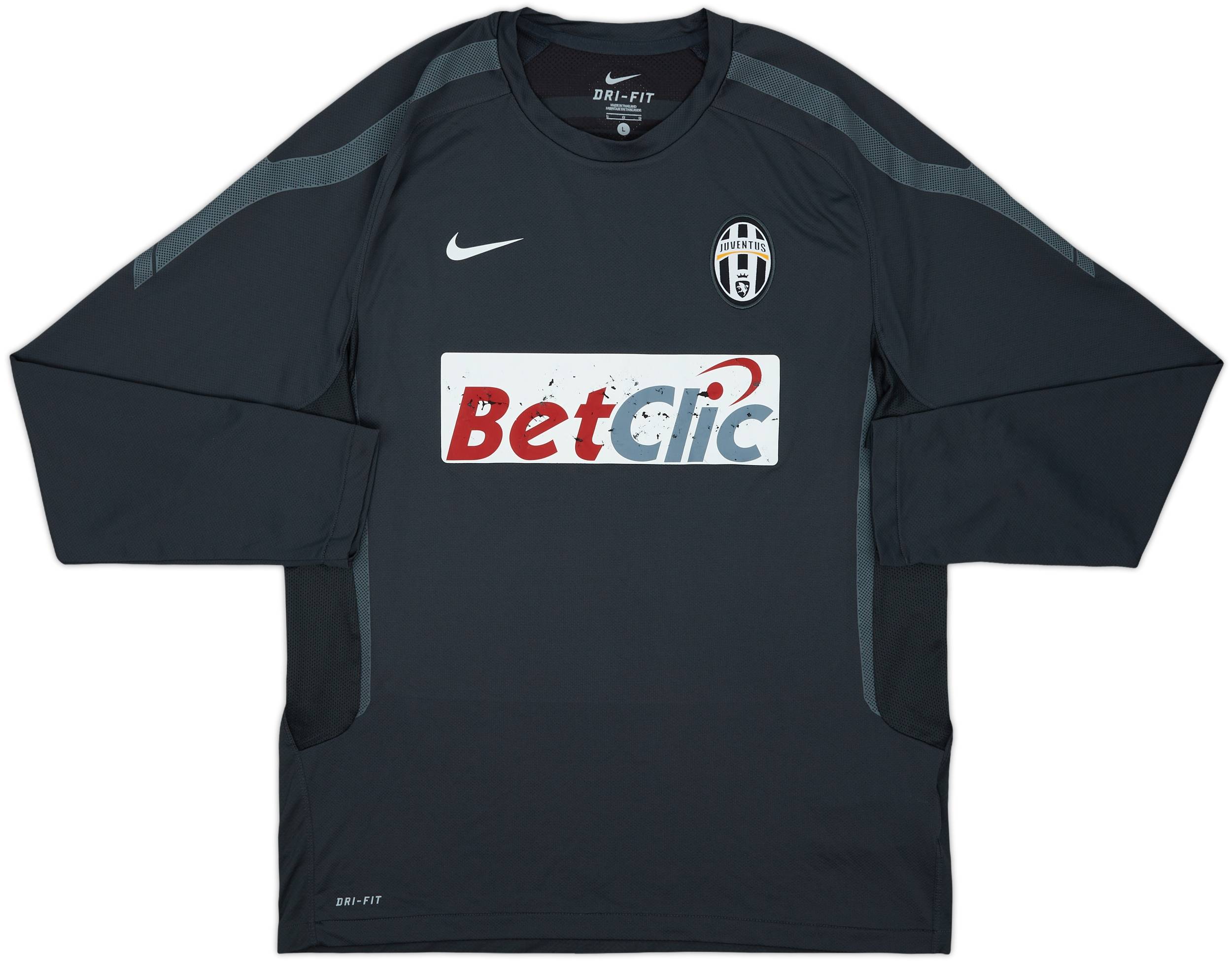 NIKE JUVENTUS FCプラクティスシャツL 00s y2k 黒 2005-06 Juventus Nike Training Shirt - 9/10 - (XXL)