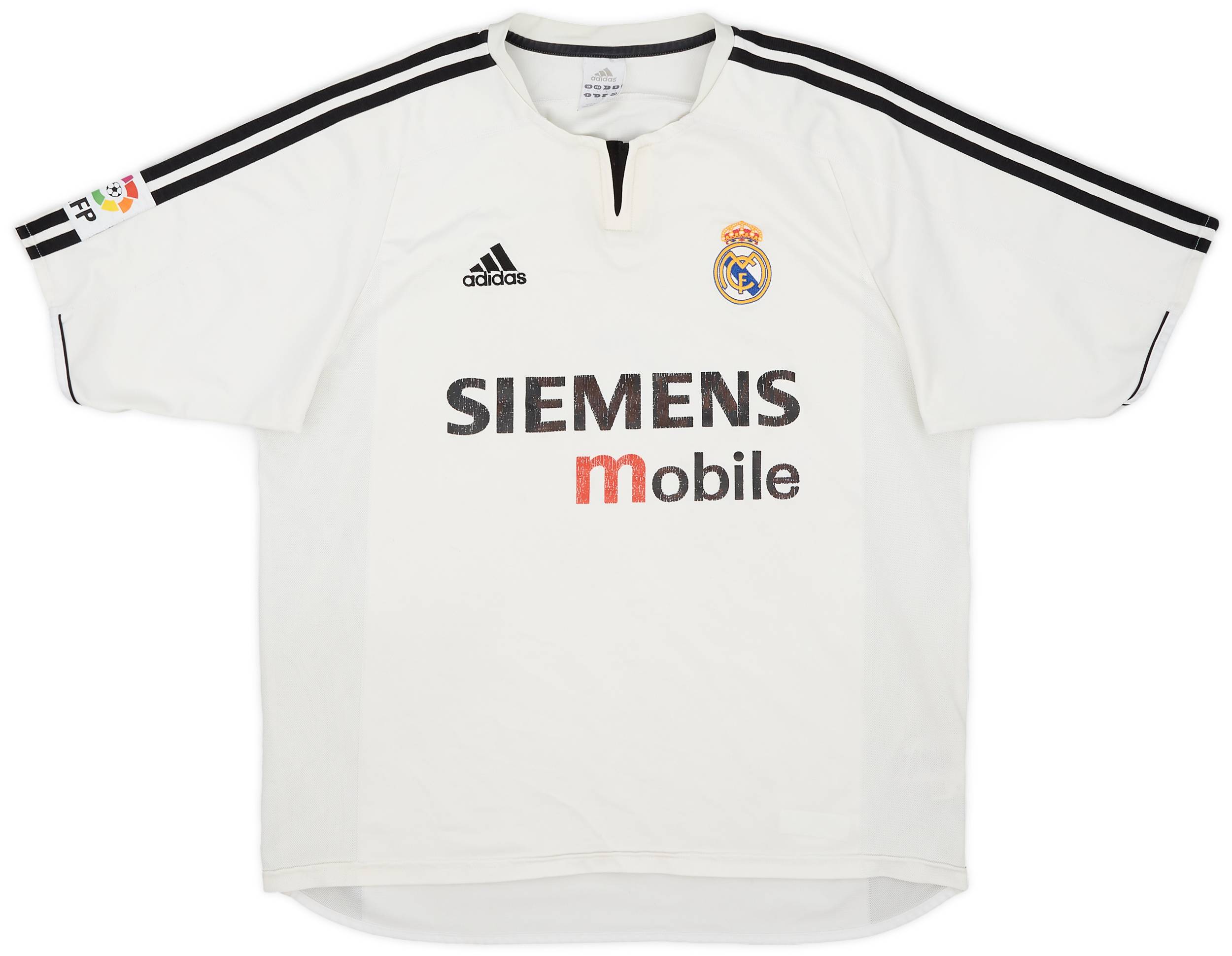 2025年新作 Home Madrid Real 2003-04 Shirt (L) - 5/10 - ウェア
