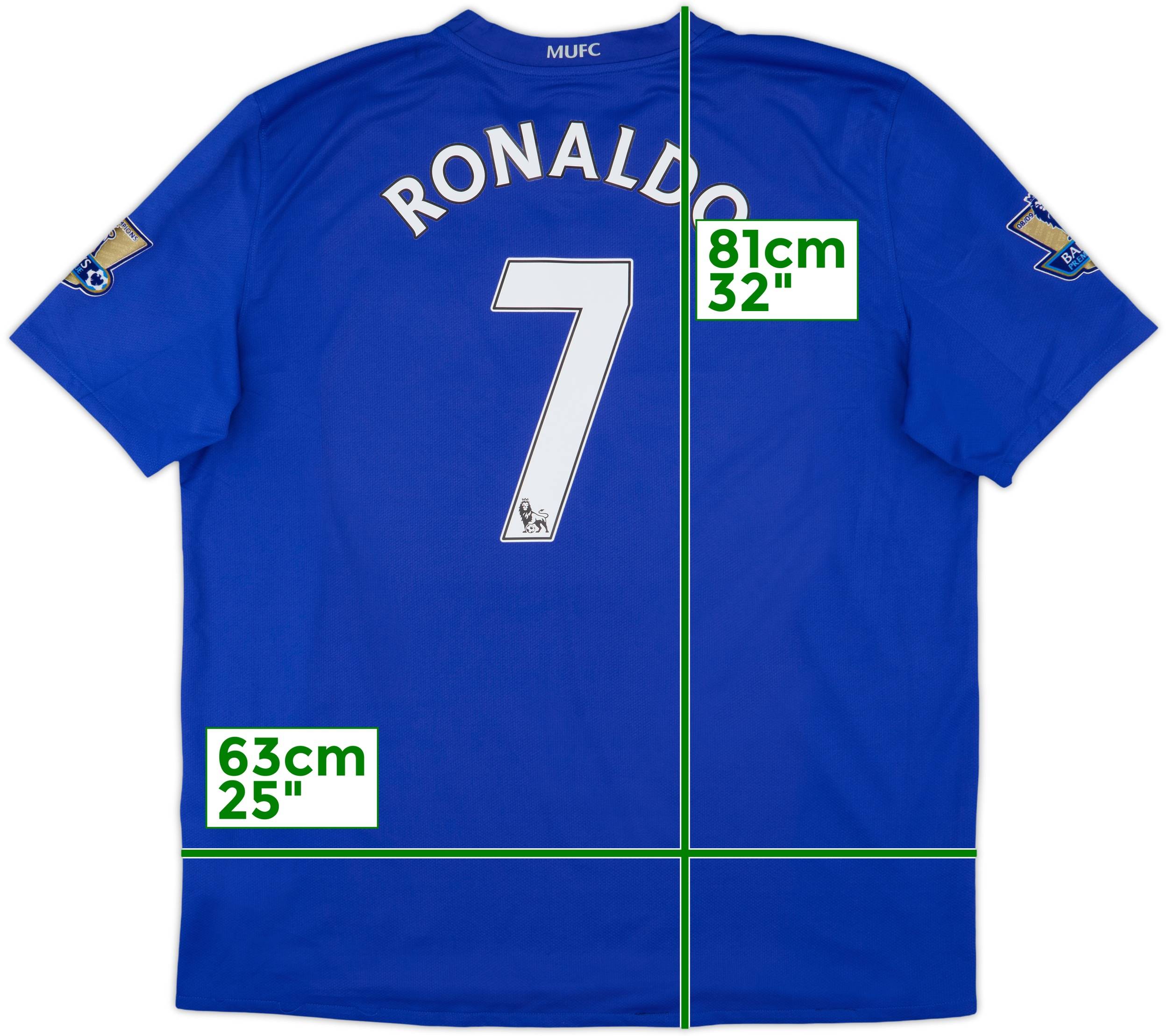 2008-09 Manchester United Third Shirt Ronaldo #7 - 6/10 - (XXL)
