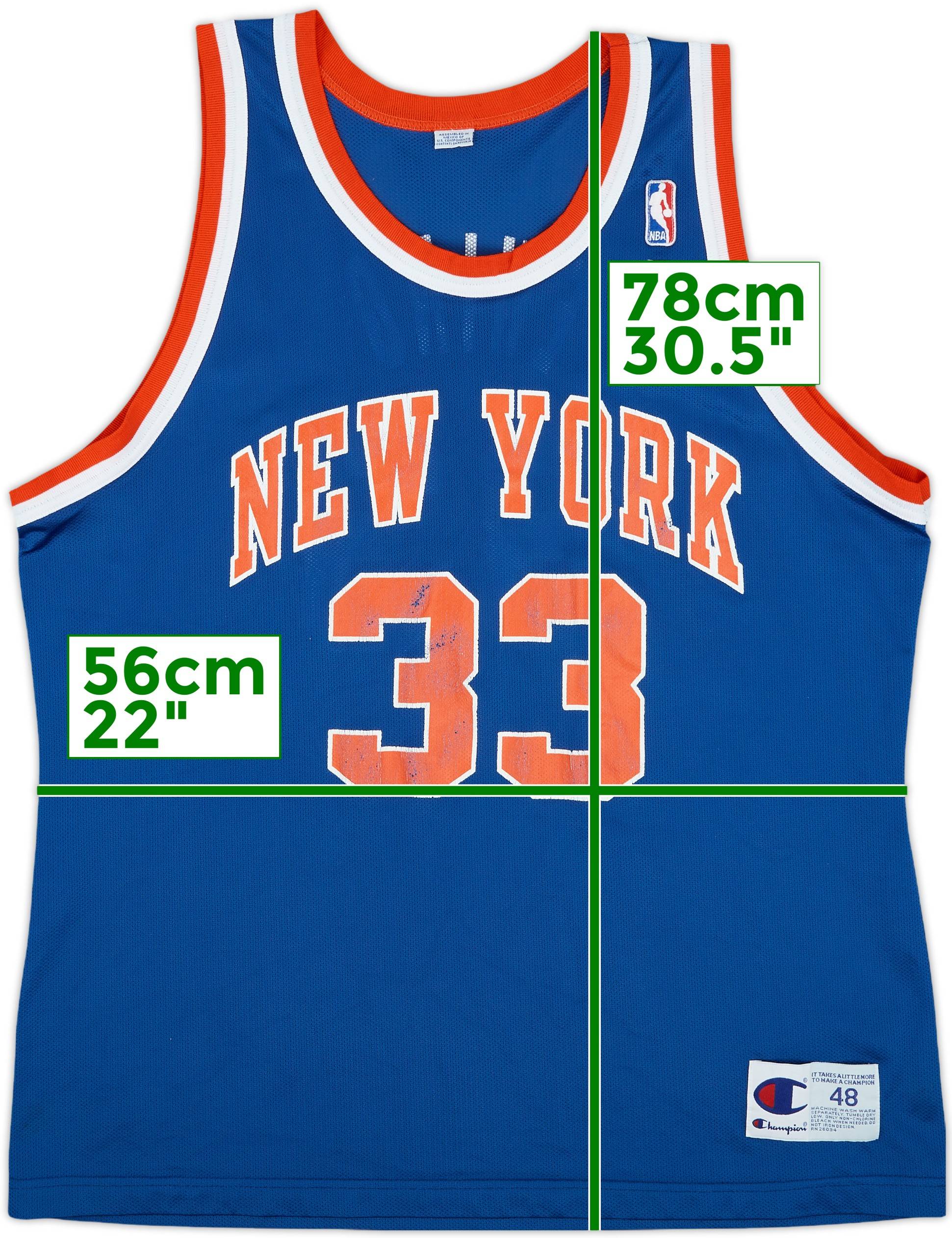 NEW YORK バスケットボール ユニフォーム 33 NBA New York Knicks NYK basketball Champion jersey #33 Ewing