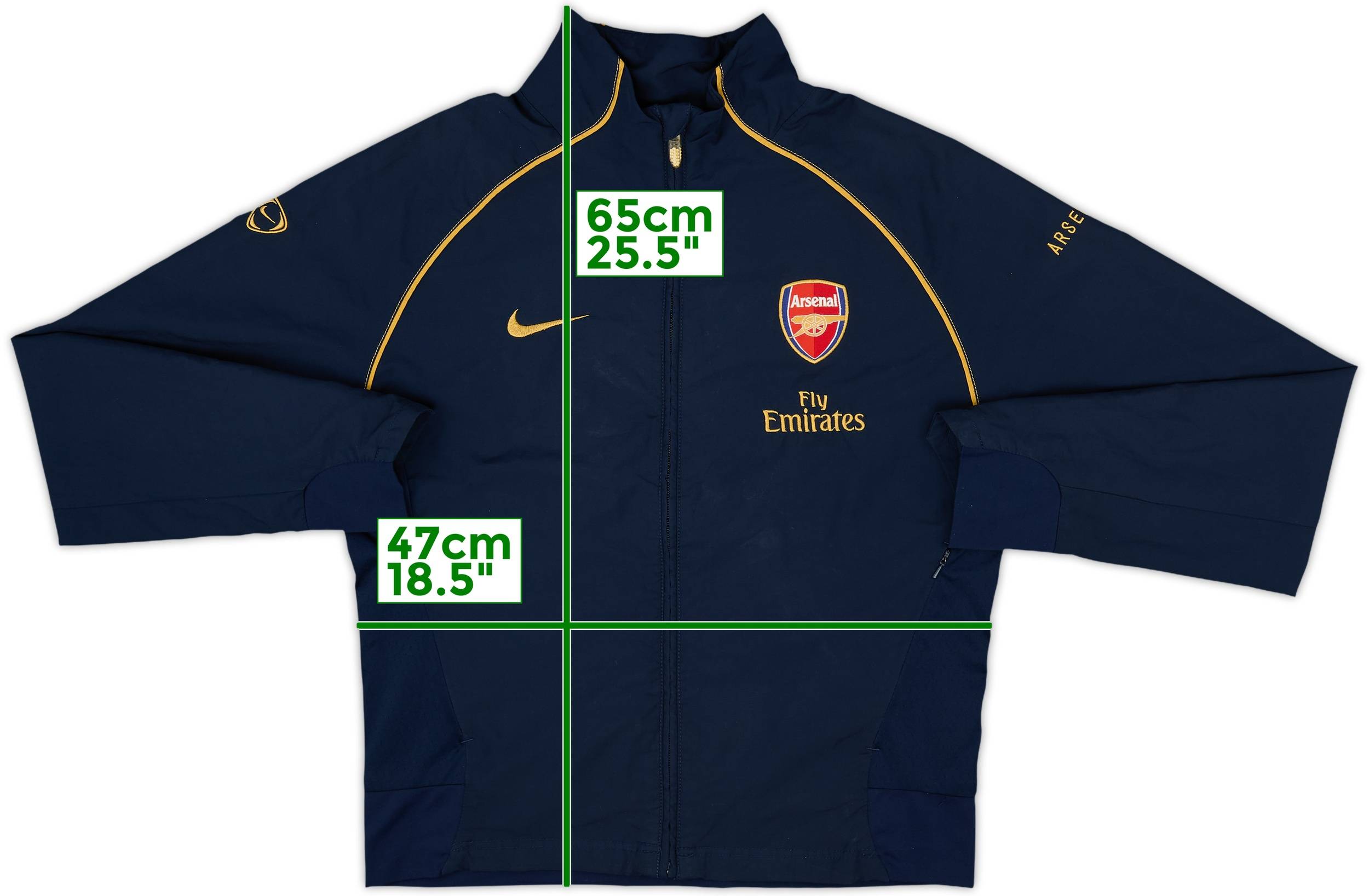 2007-08 Arsenal Nike Track Jacket - 5/10 - (L)