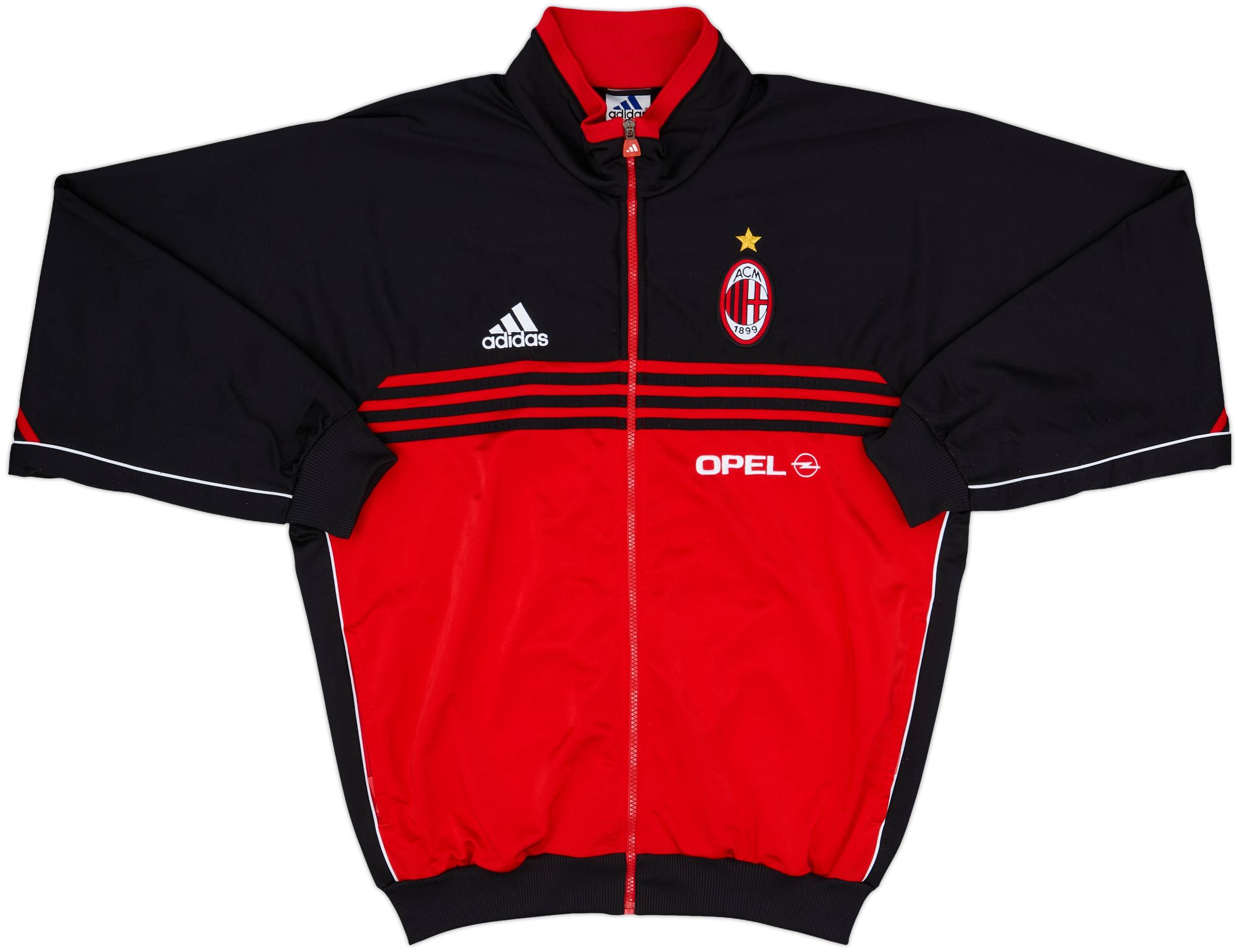 2000-02 AC Milan adidas Track Jacket - 8/10 - (L)