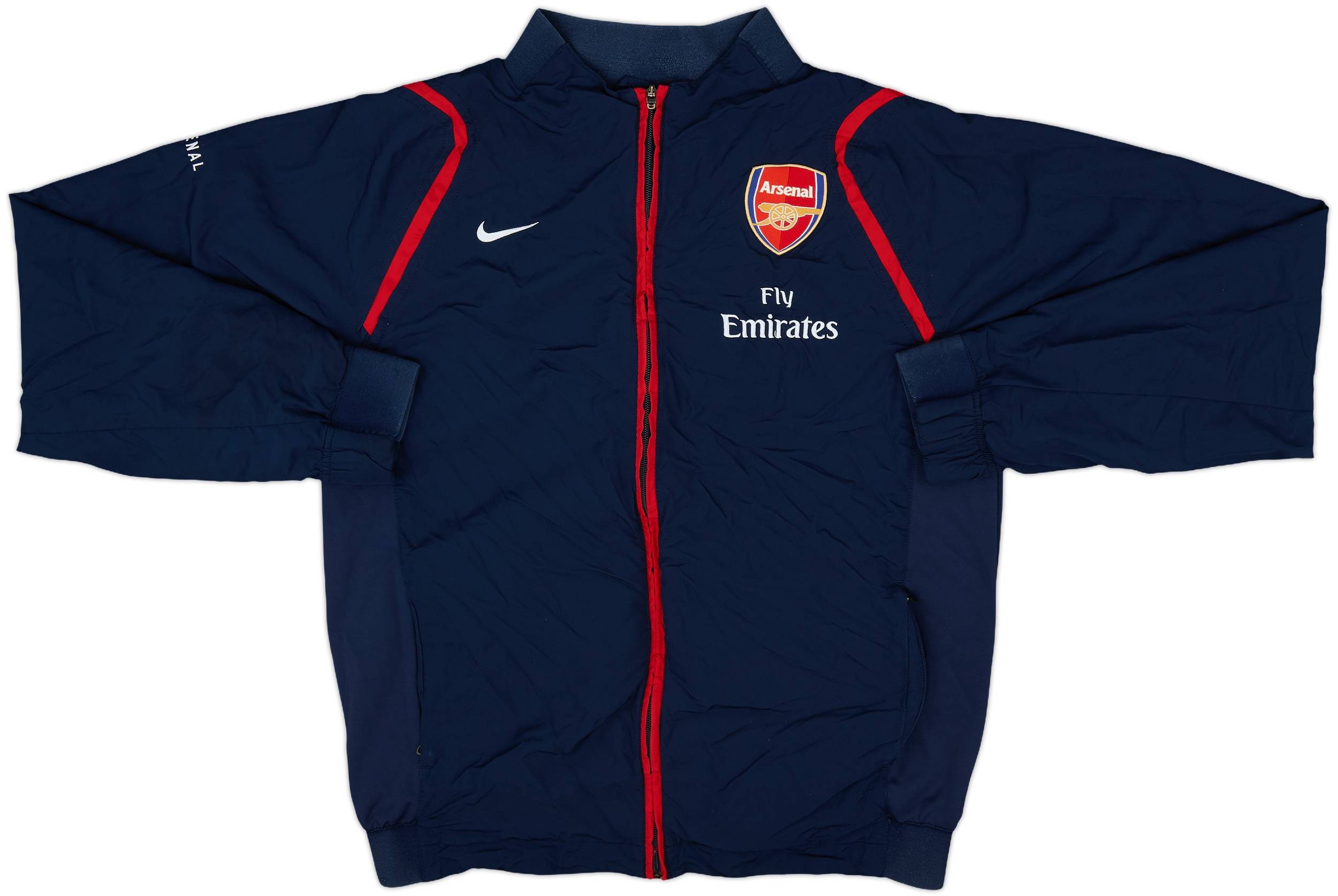 2007-08 Arsenal Nike Track Jacket - 8/10 - (L)