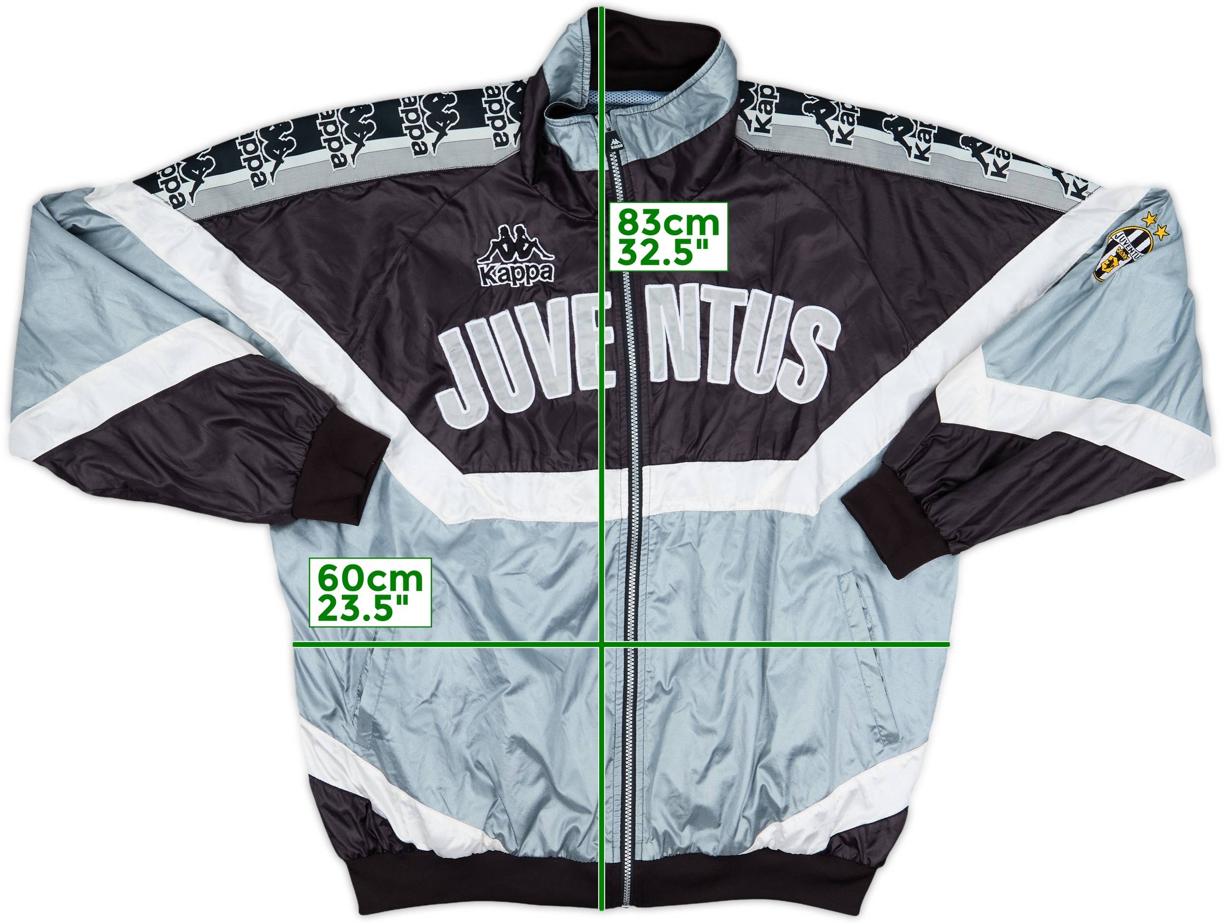 Kappa 94/95”JUVENTUS ウィンドジャケット。 1994-95 Juventus Kappa Track Jacket - 5/10 - (M)