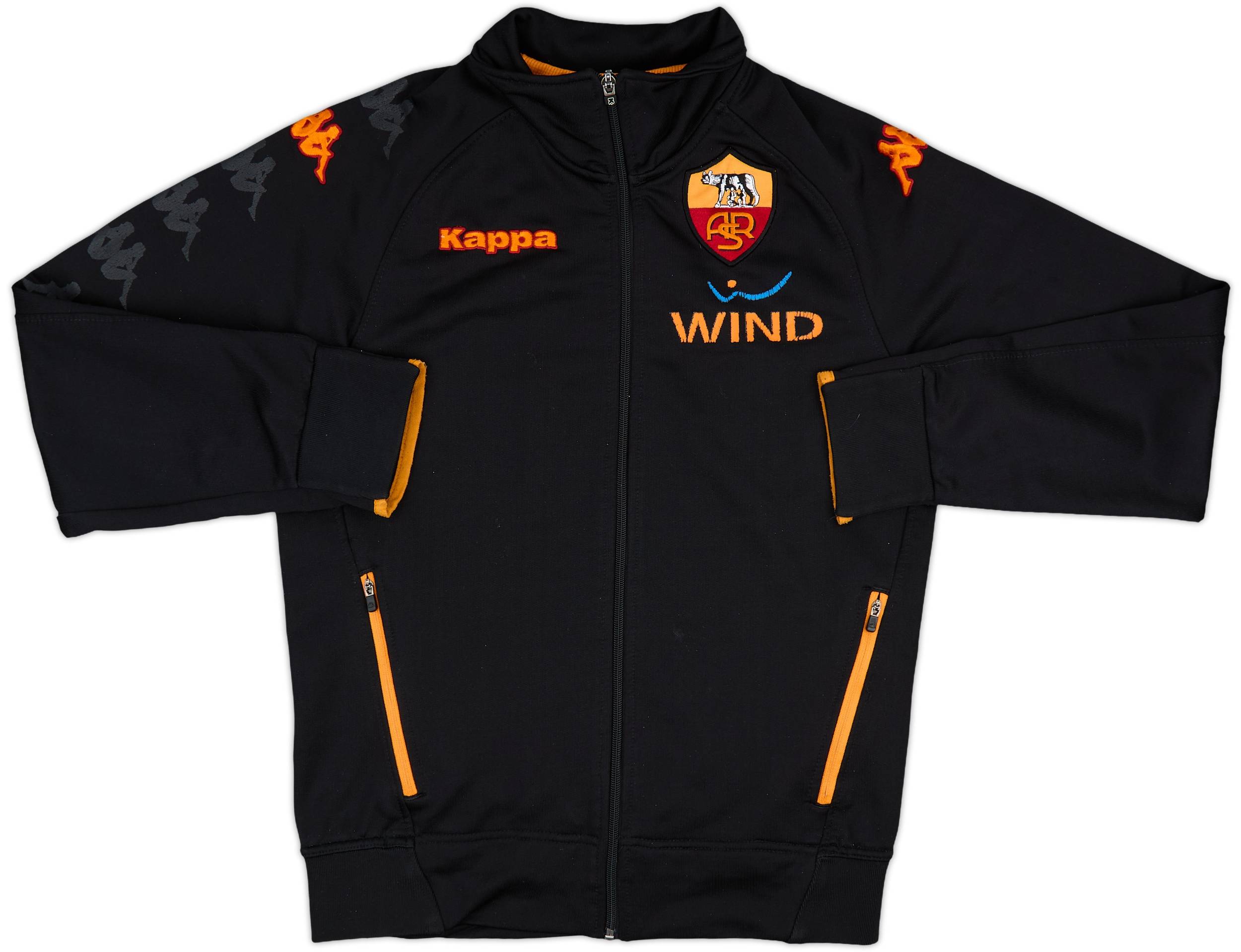 Kappa製AS.ROMA チームウインドブレーカービンテージモデル ブラック