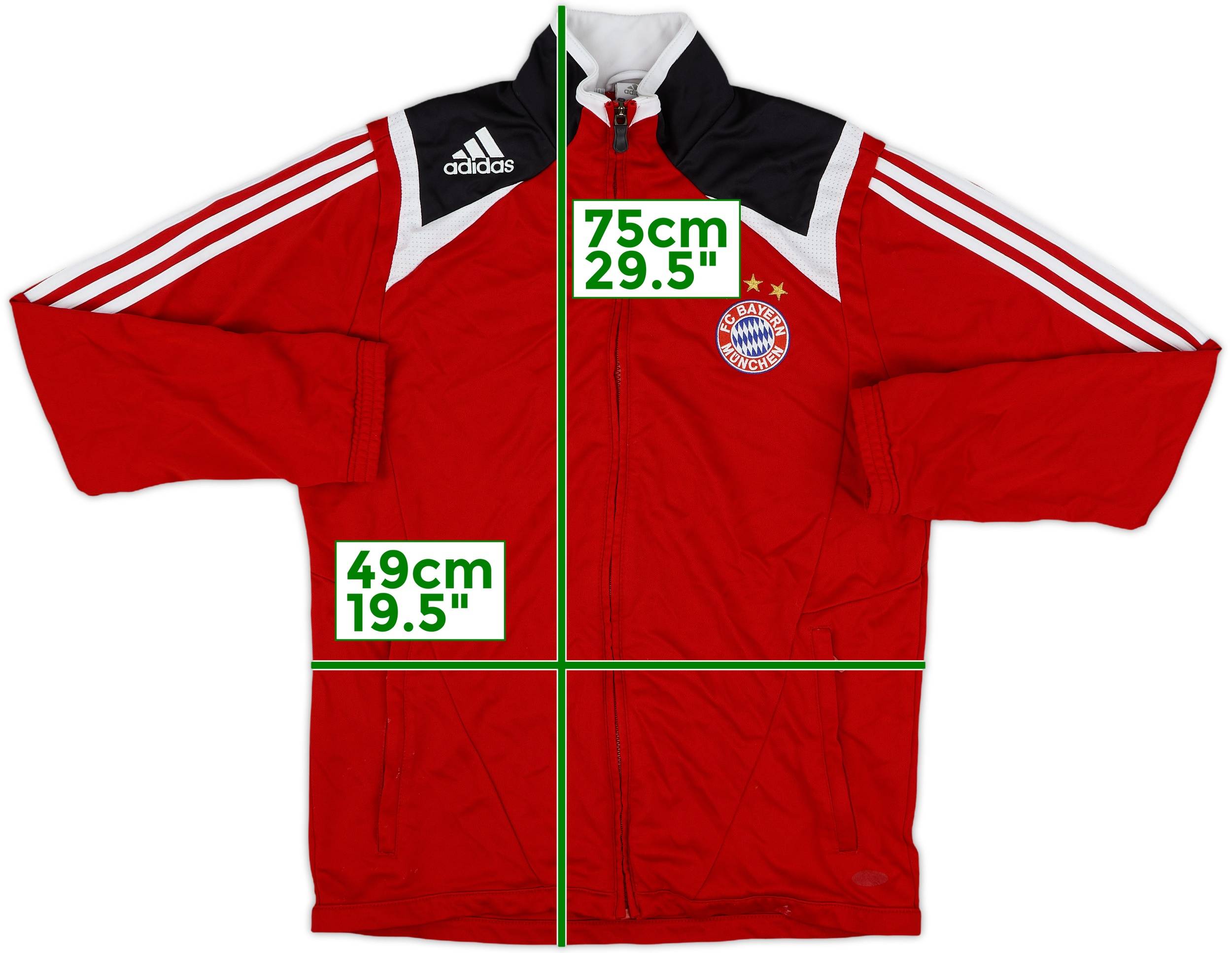 adidas FC Bayern München ジャージ XXO 2007-08 Bayern Munich adidas Track Jacket - 8/10 - (XL.Boys)