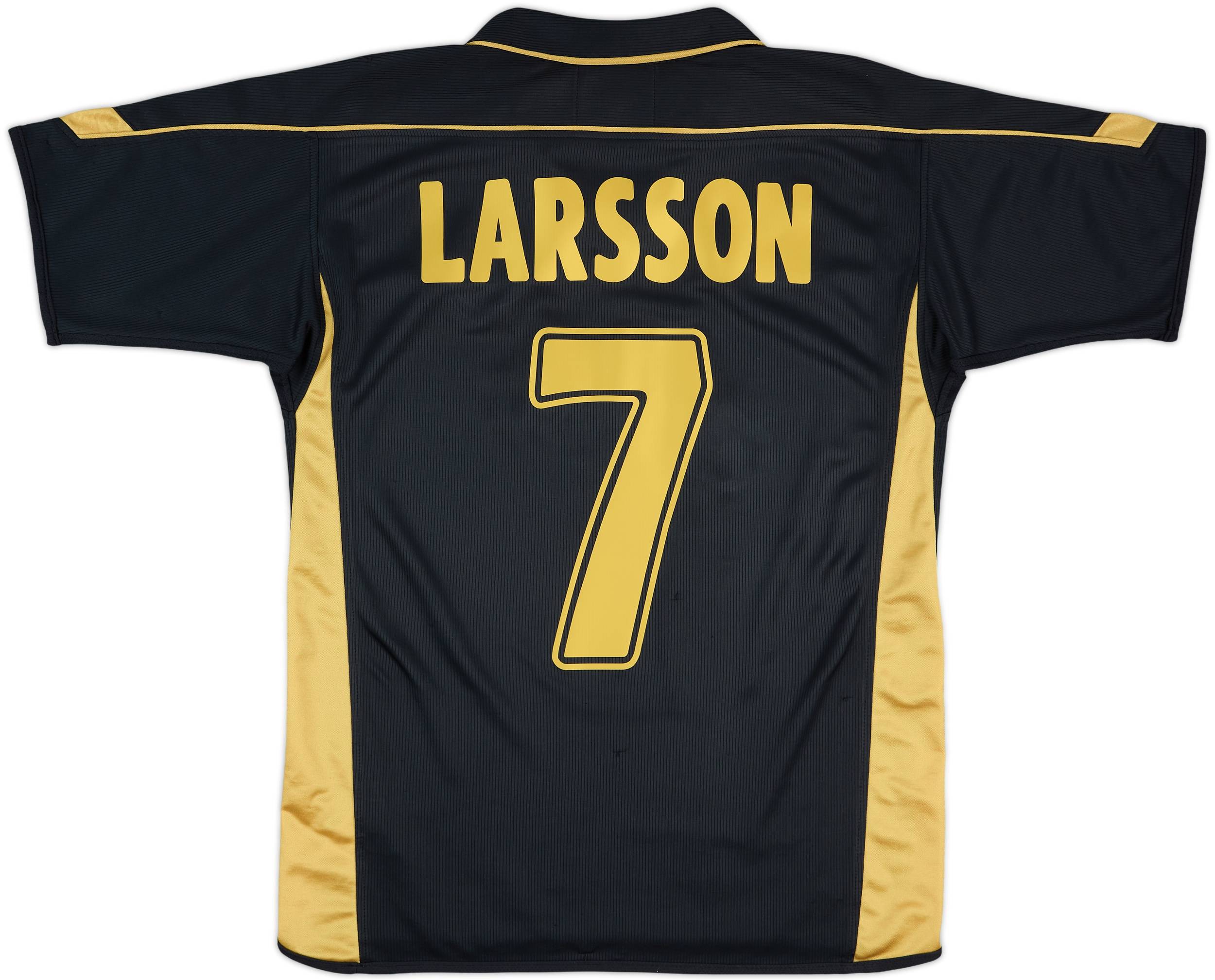 最新入荷 Away Celtic 2003-04 Shirt (S) - 6/10 - #7 Larsson ウェア
