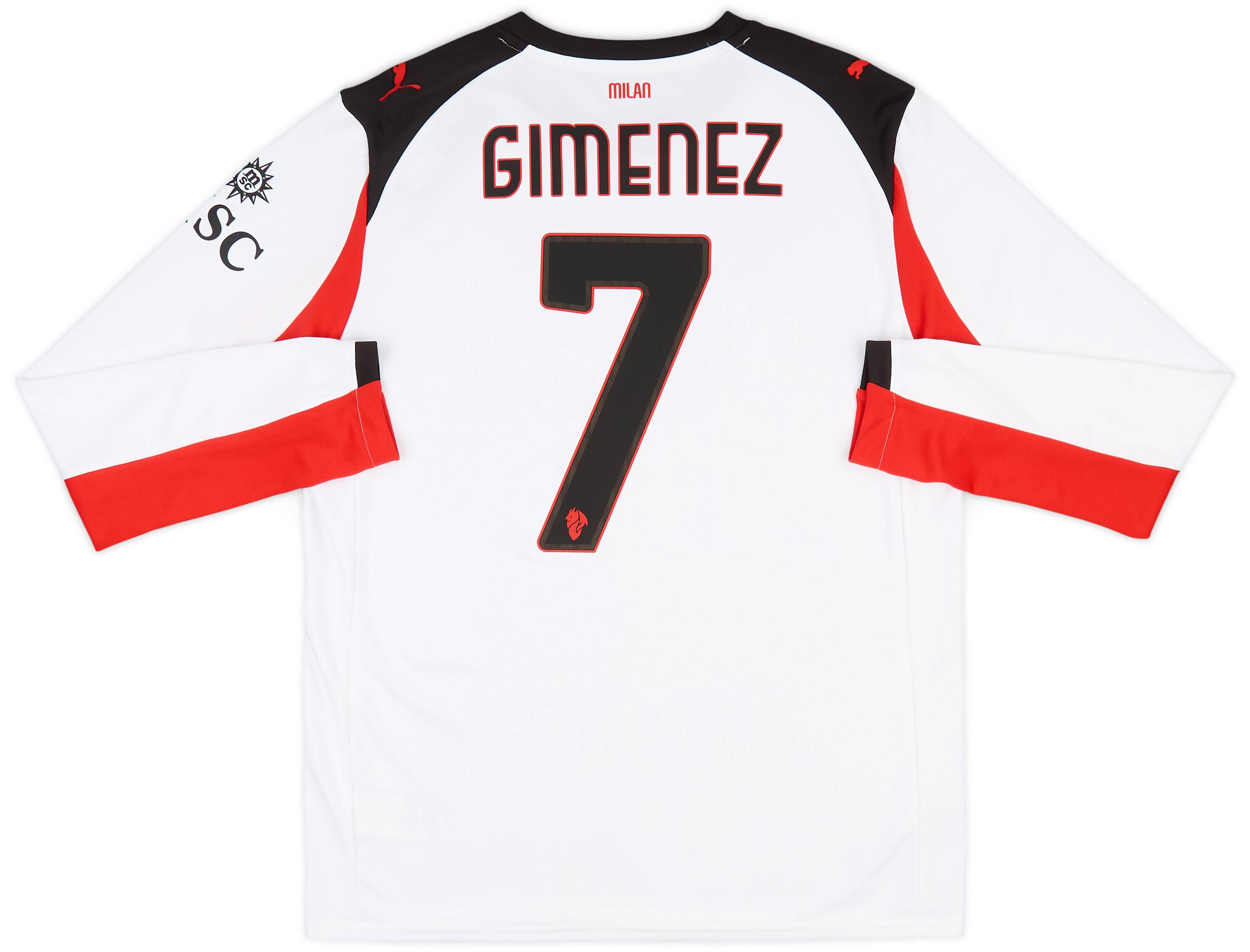 2025-26 AC Milan Away L/S Shirt Gimenez #7