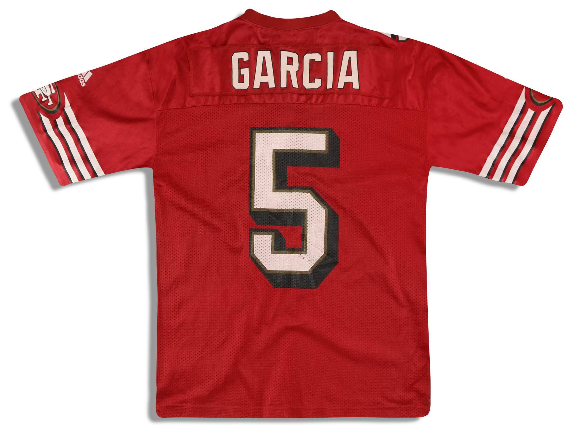 最も完璧な 1999-00 San Francisco 49ers Garcia #5 adidas Jersey (Home) M ユニフォーム
