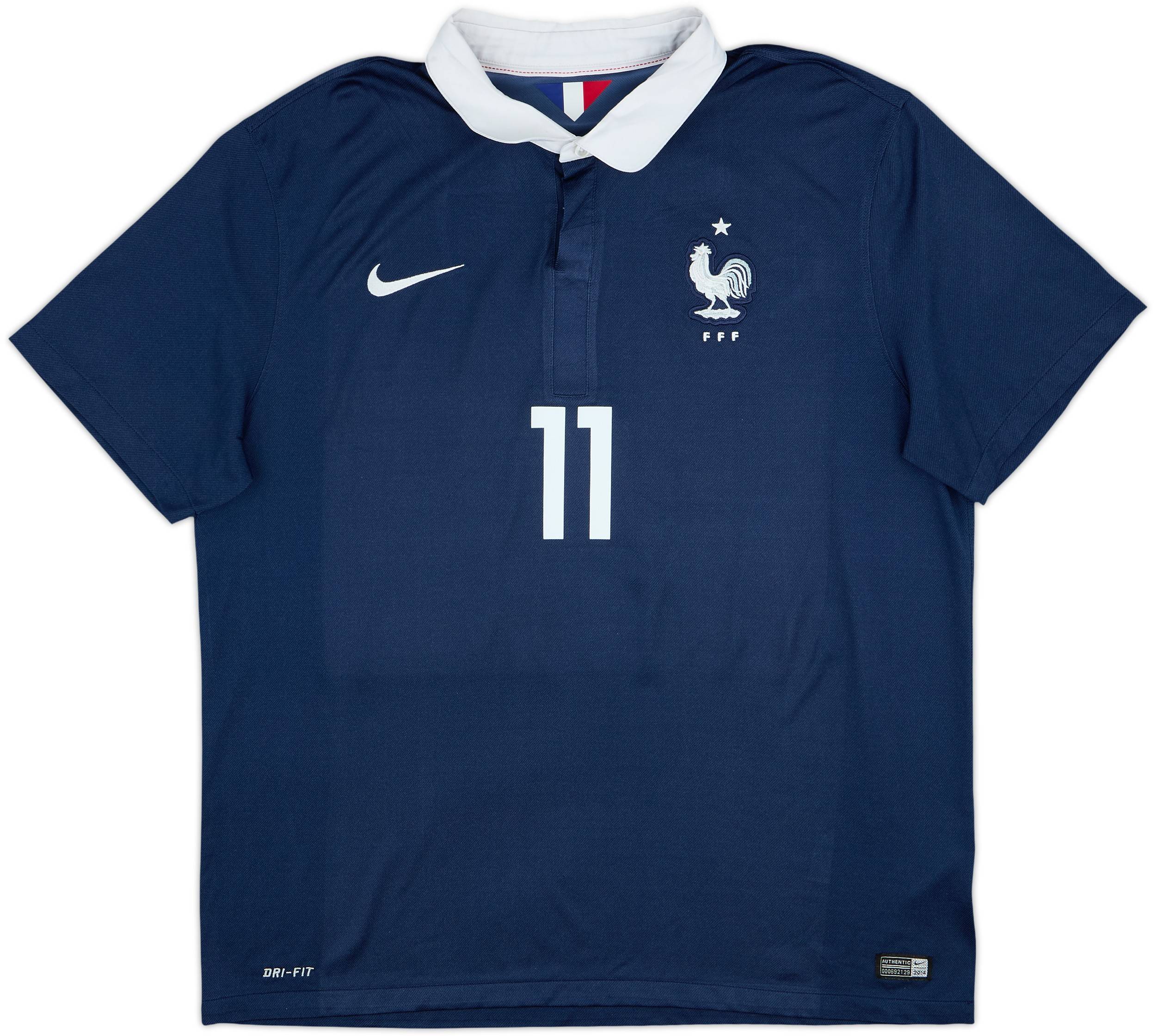 2014-15 France Home Shirt Griezmann #11