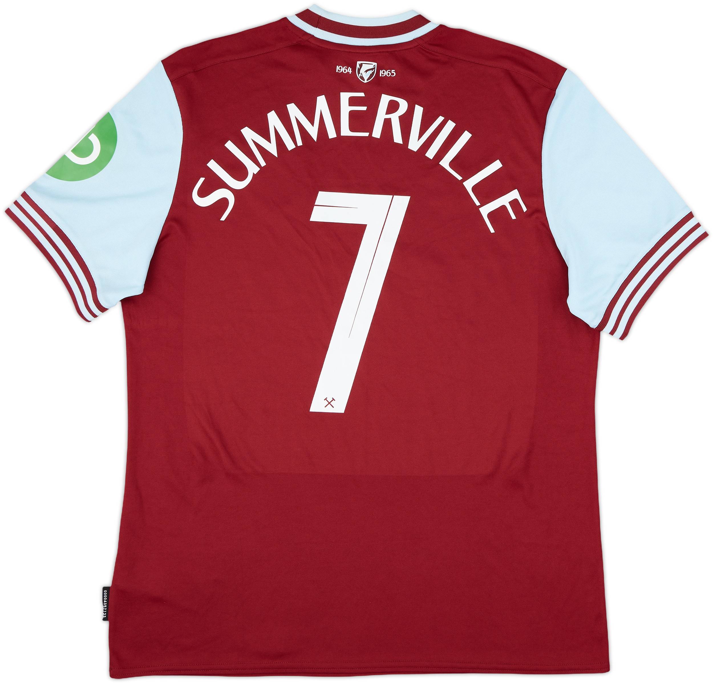 2024-25 West Ham Home Shirt Summerville #7 (L)