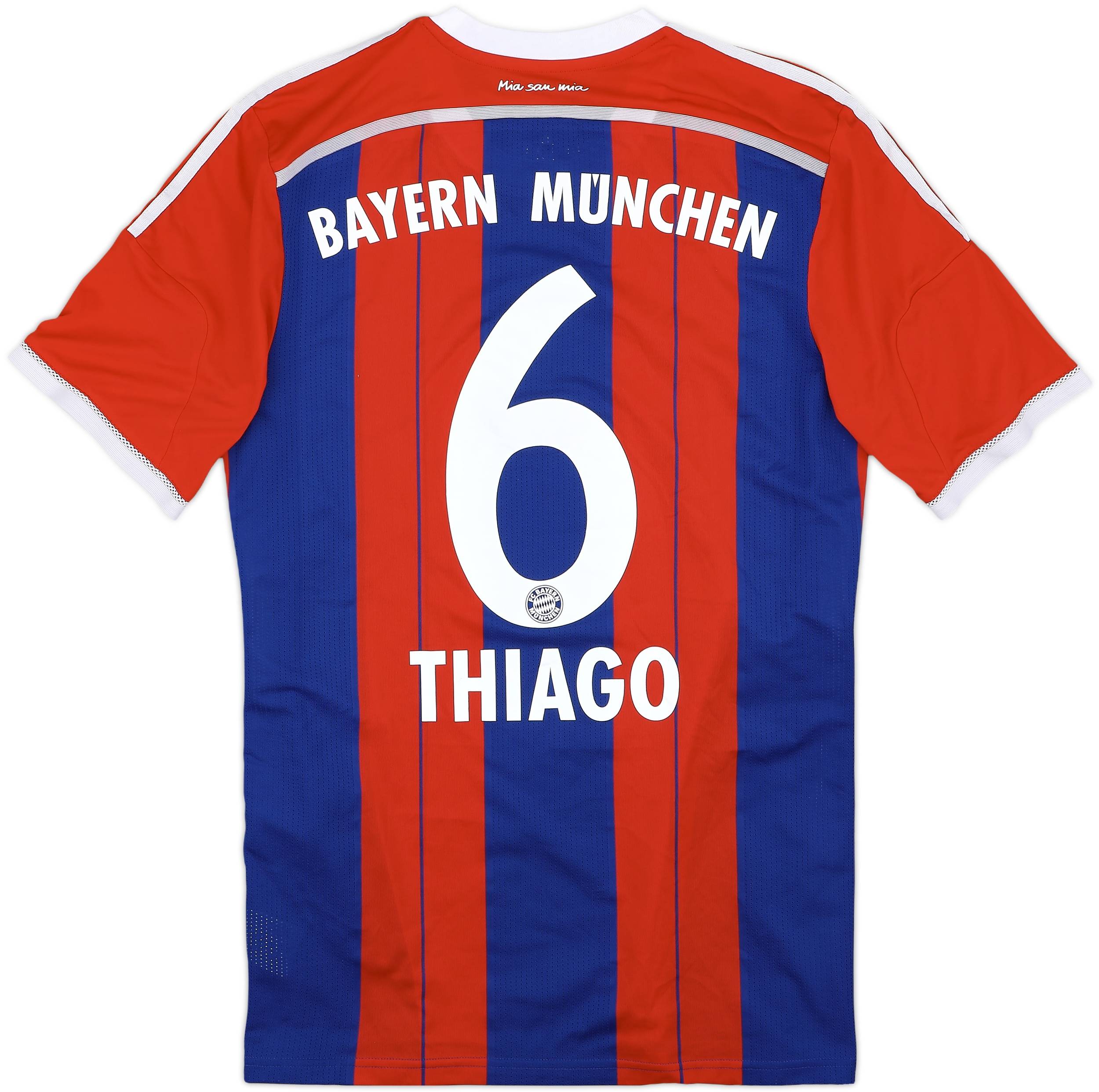 FC Bayern Munchen Thiago 6番 Oサイズ シャツ