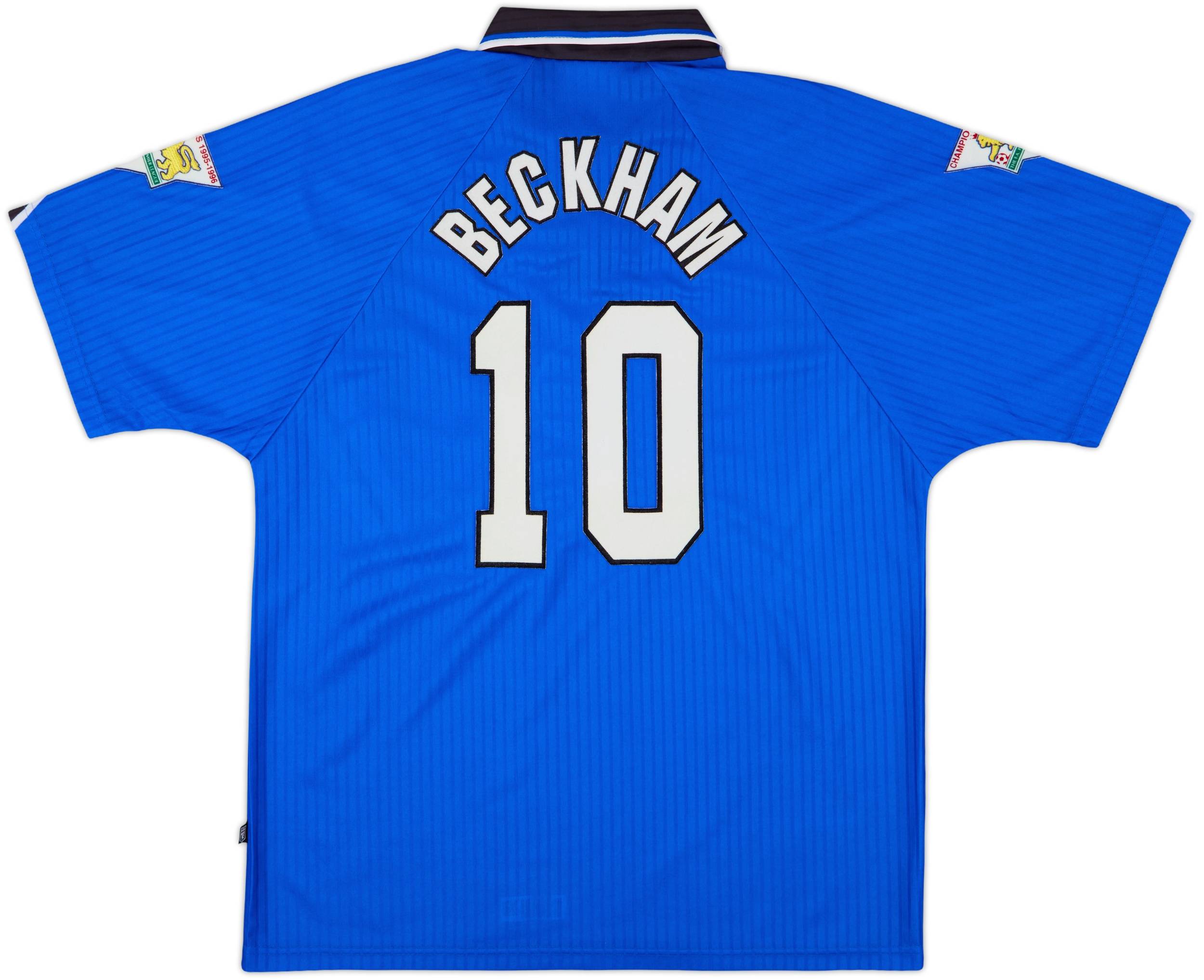 1996-98 Manchester United Third Shirt Beckham #10 - 8/10 - (L)