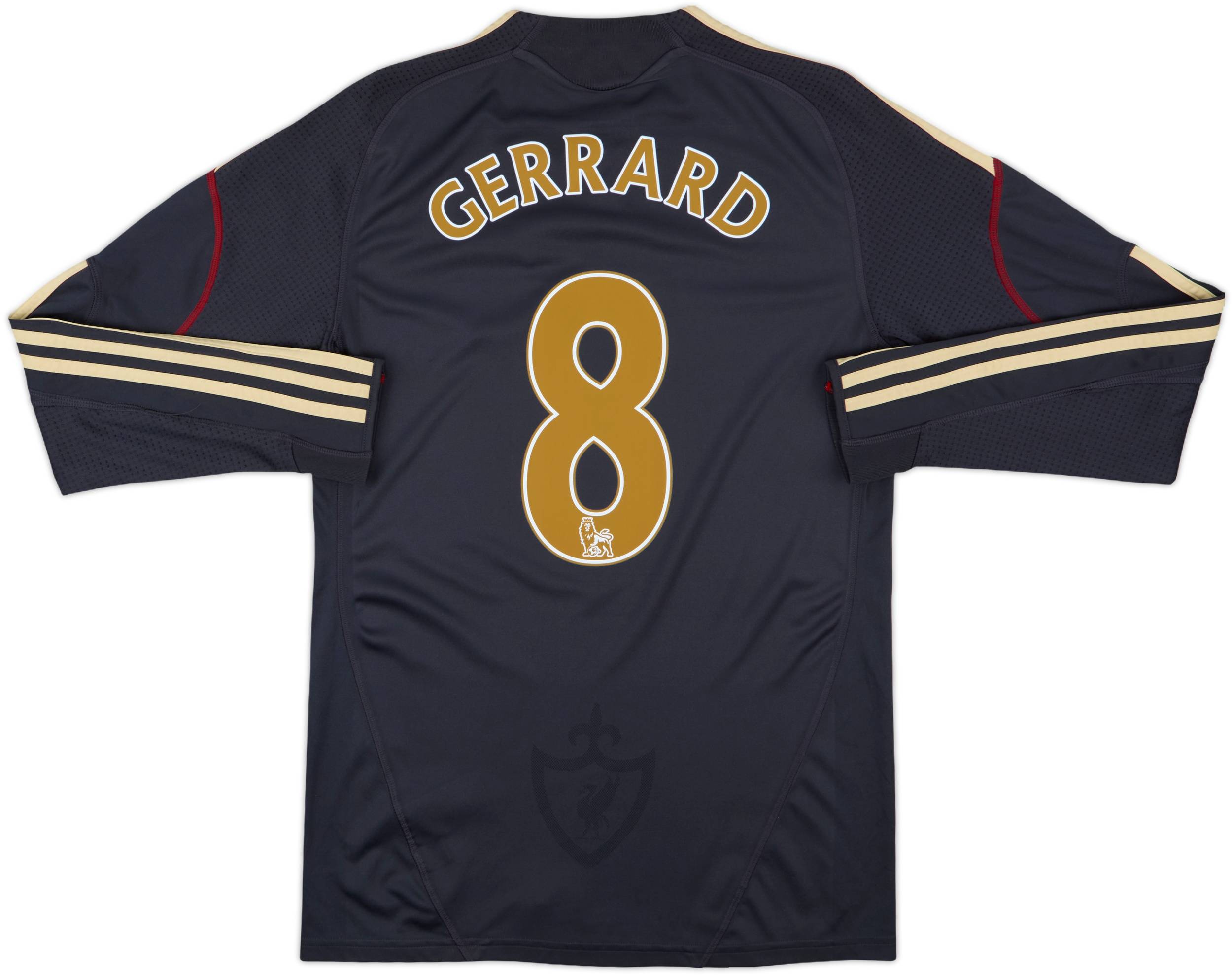 リバプール GERRARD 8番 アウェイ　09 2008-09 Liverpool Away Shirt Gerrard #8 - 6/10 - (M.Boys)