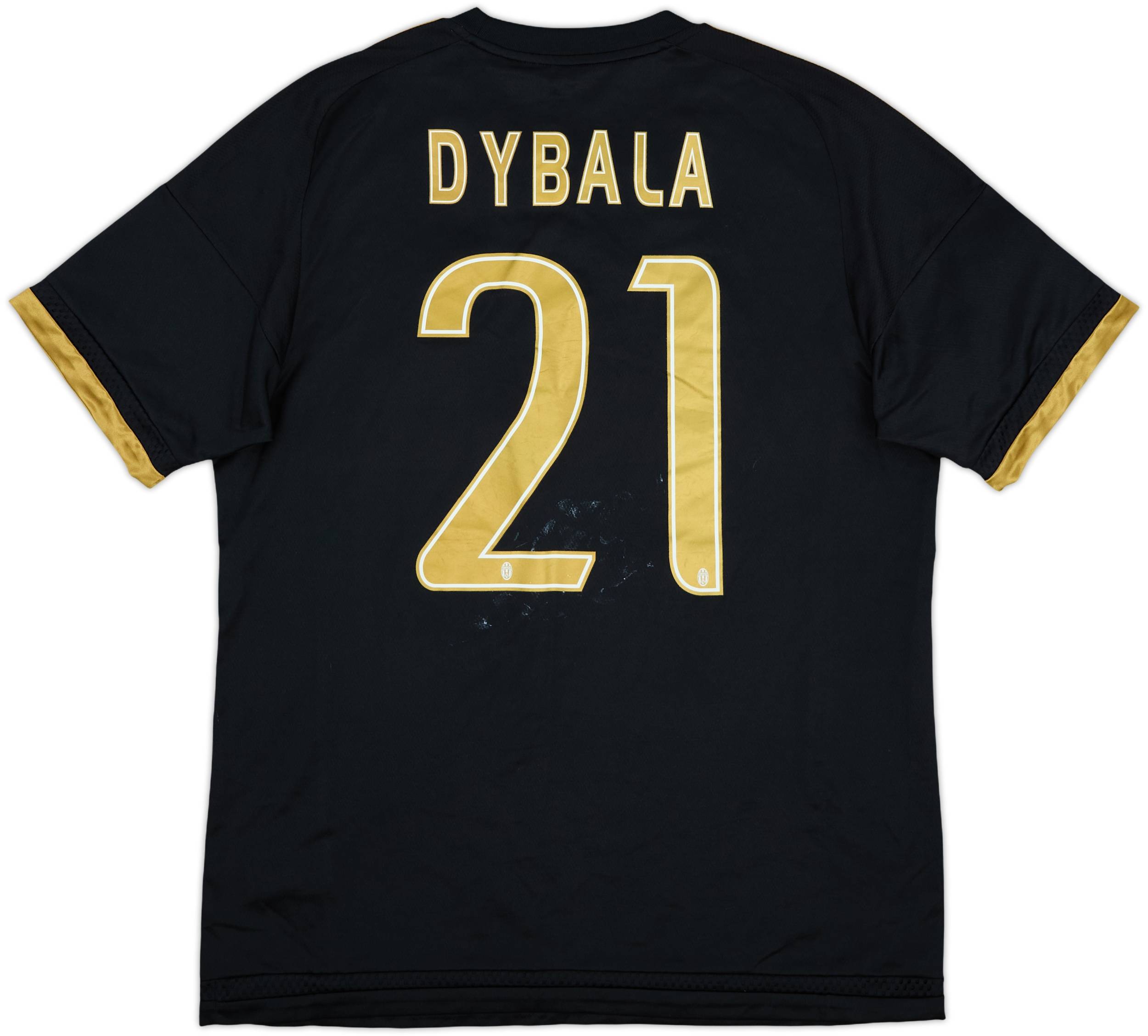 【海外 正規品】 Third Juventus 2015-16 Shirt (L) - 6/10 - #21 Dybala ウェア