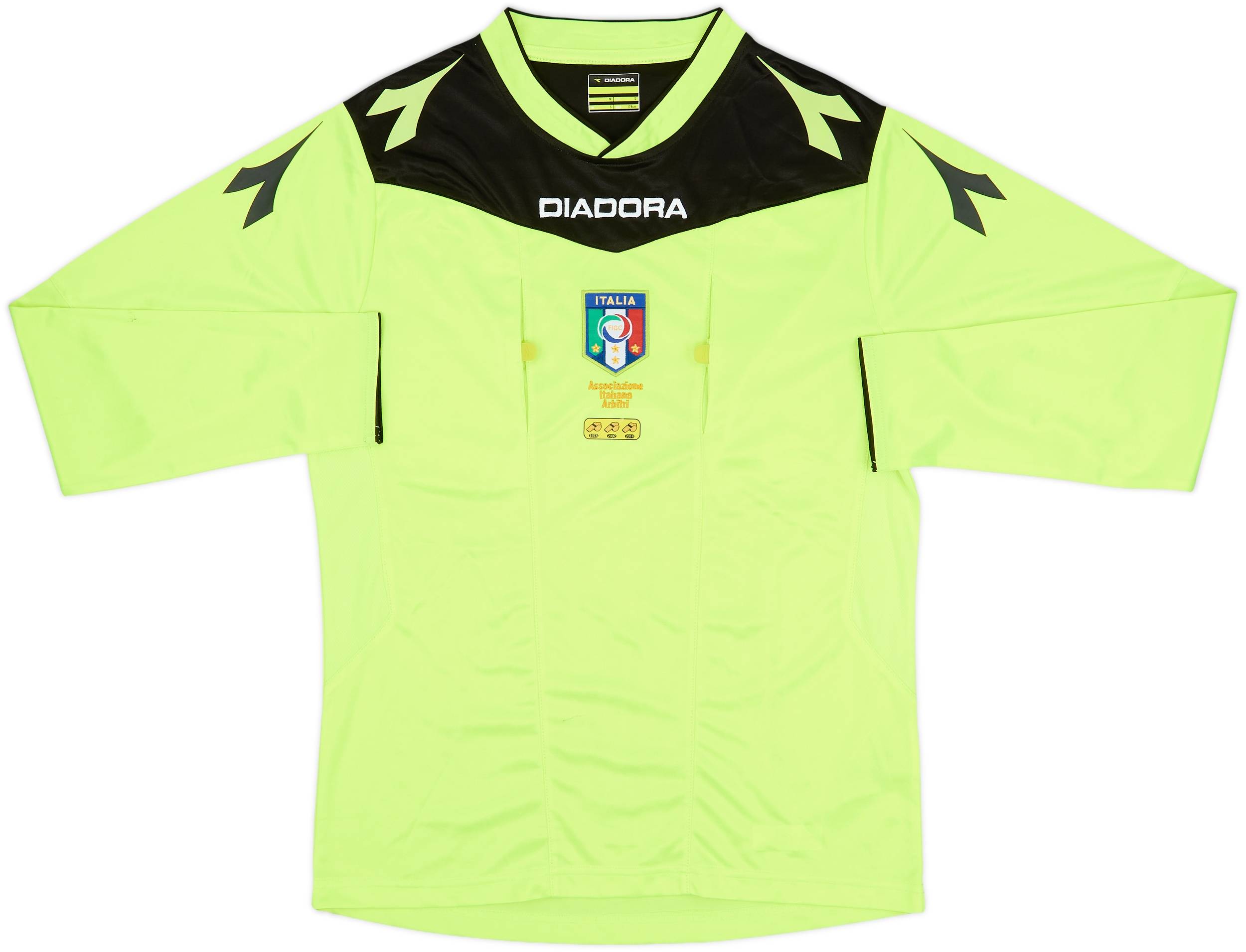 いま人気のアイテム 2014-15 Italy Diadora Referee L/S Shirt - 7/10 - (S) ウェア