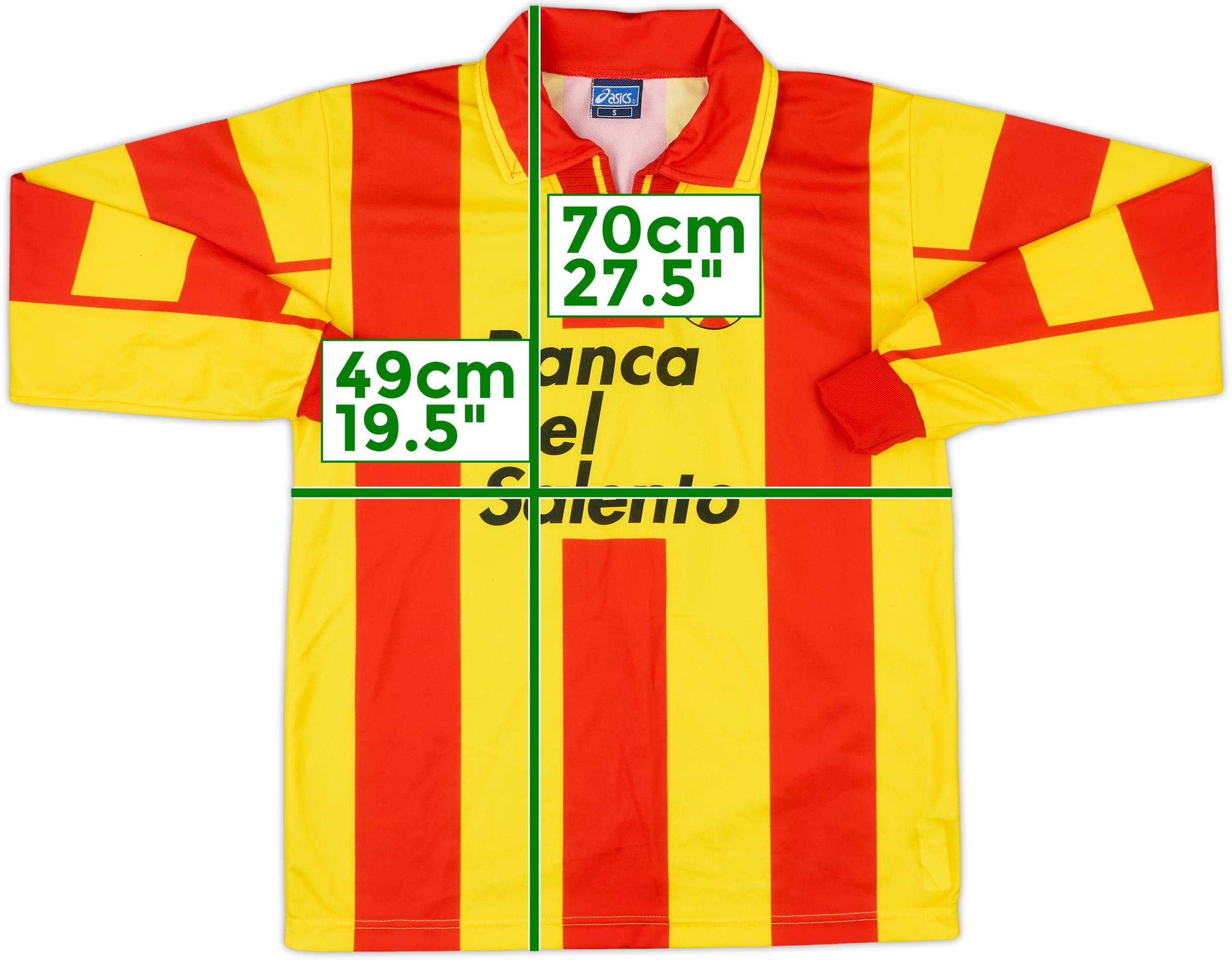 1997-98 Lecce Home L/S Shirt #10 - 9/10 - (S)
