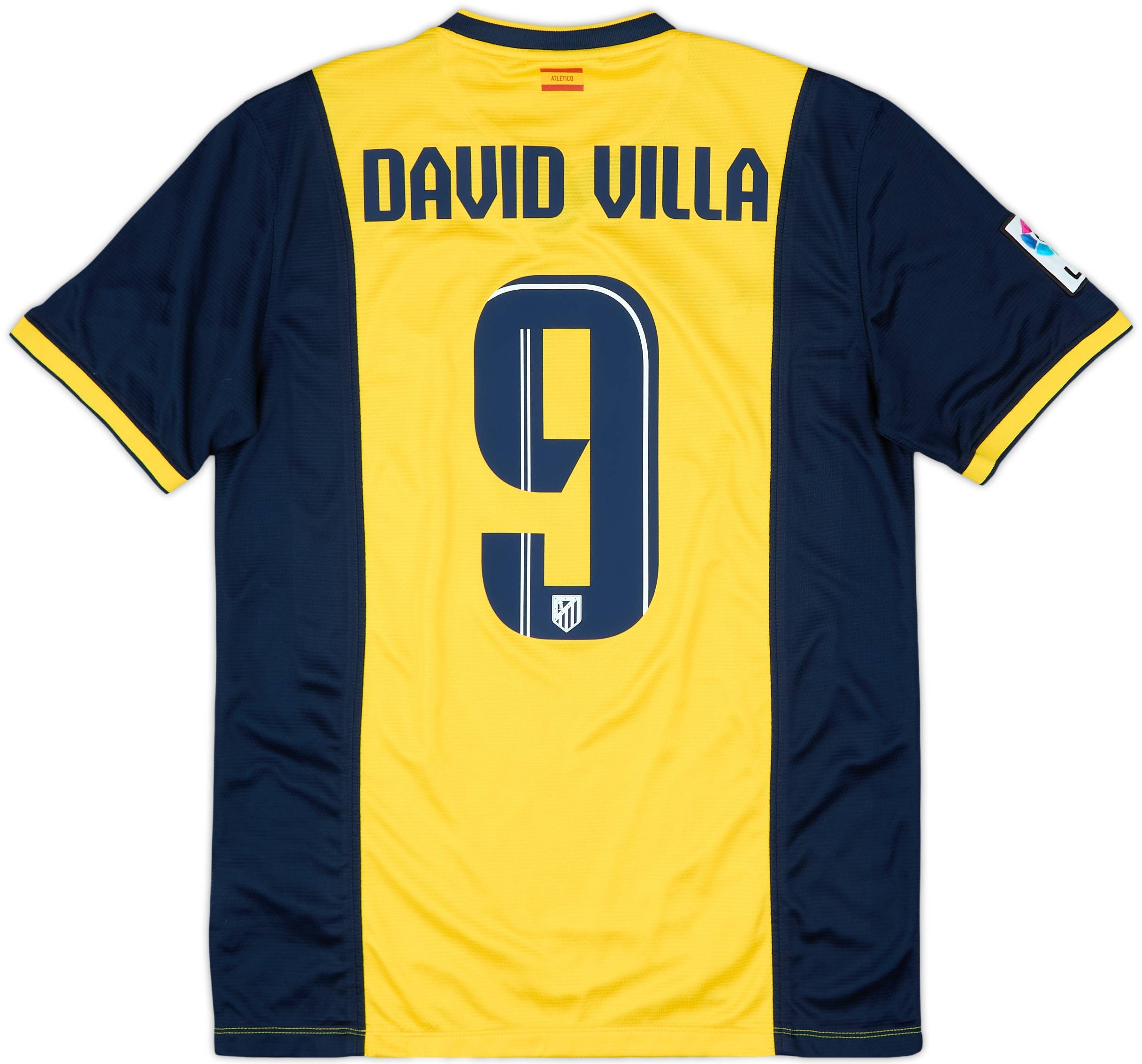 なんでも鑑定団よりも驚き！ Atletico 2013-14 Madrid (M) - 9/10 - #9 Villa David Shirt Away ウェア