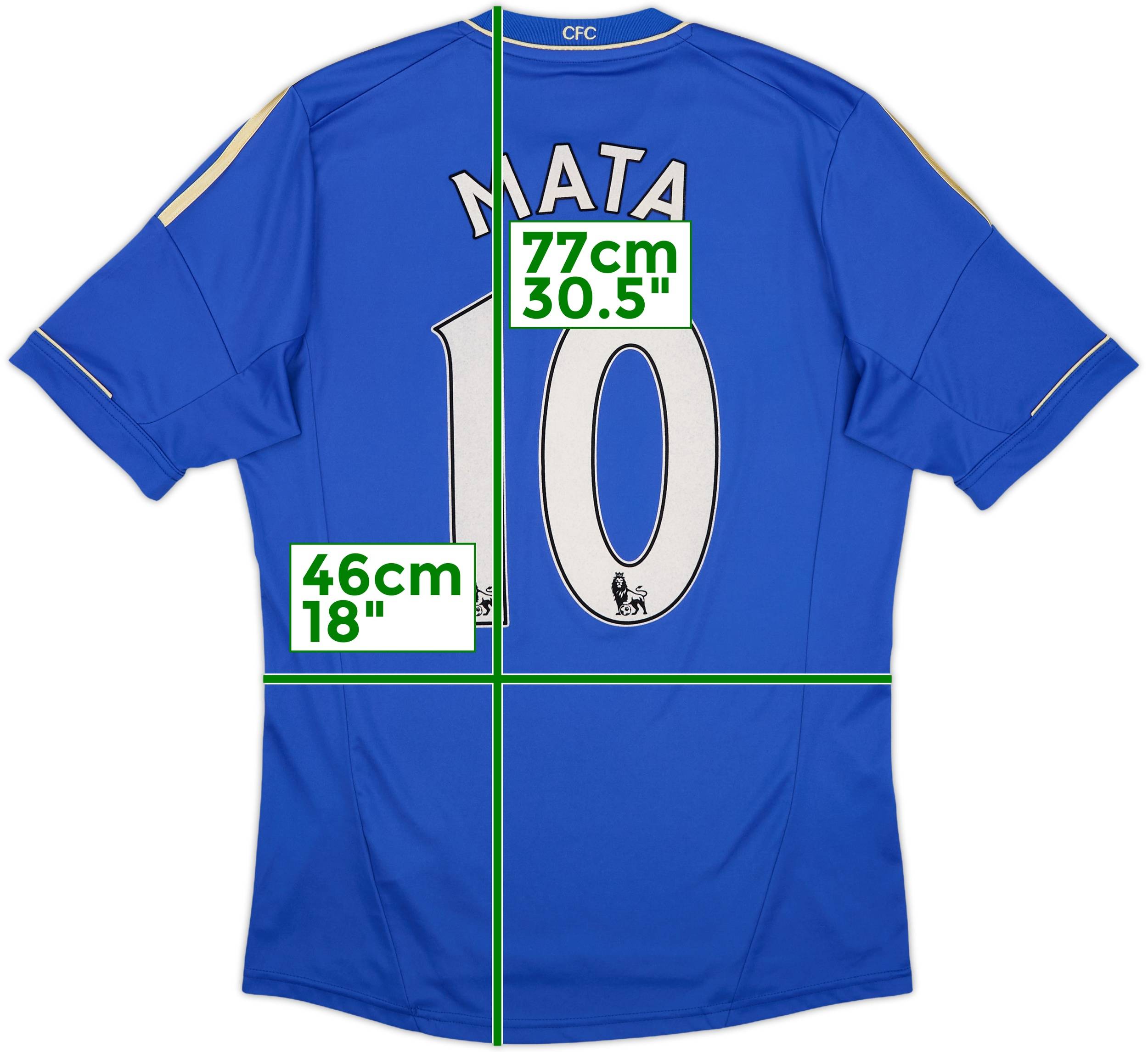 2013-14 Chelsea Home Shirt Mata #10 - 9/10 - (L)