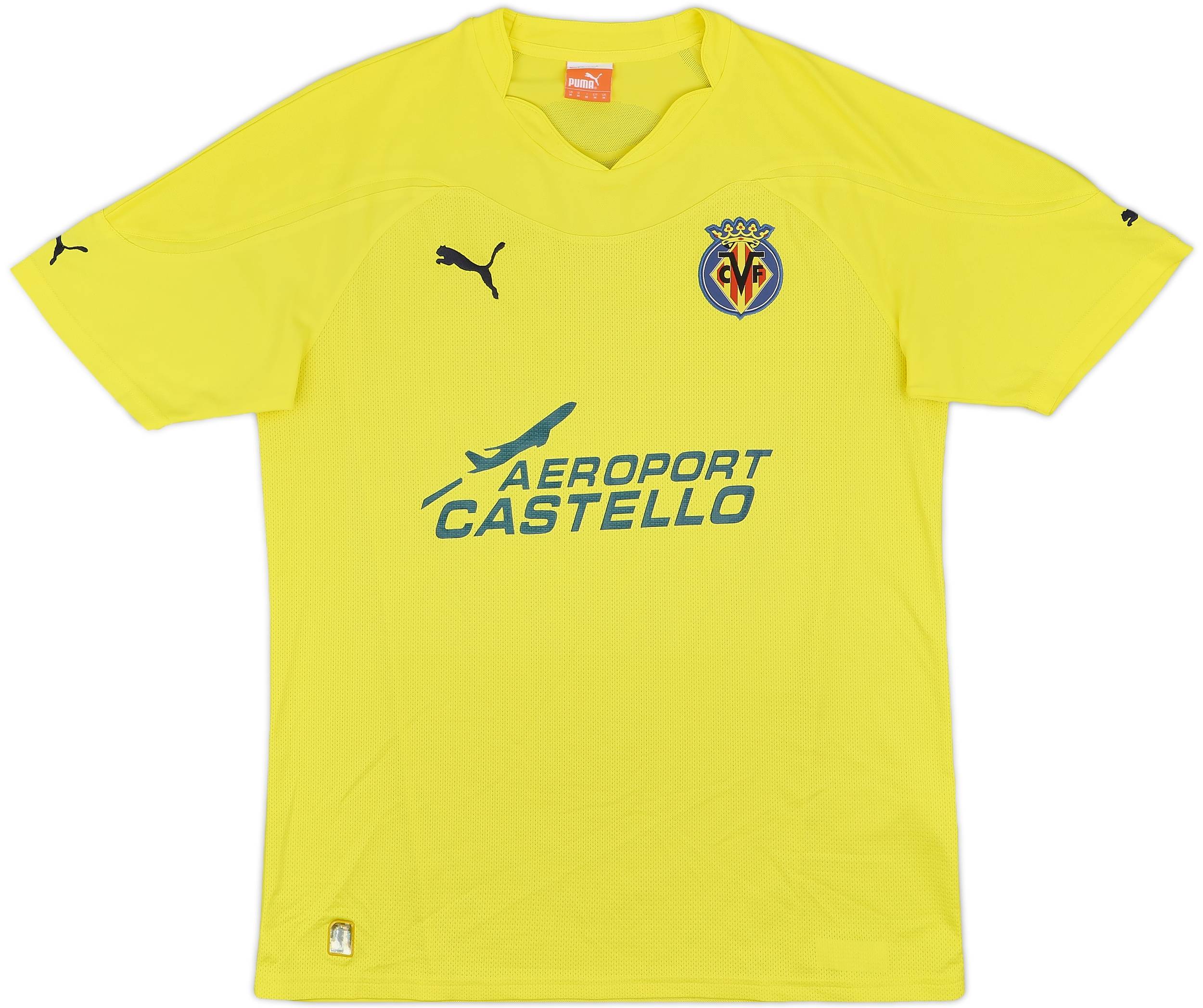 2010-11 Villarreal Puma Training L/S Shirt - 8/10 - (M)