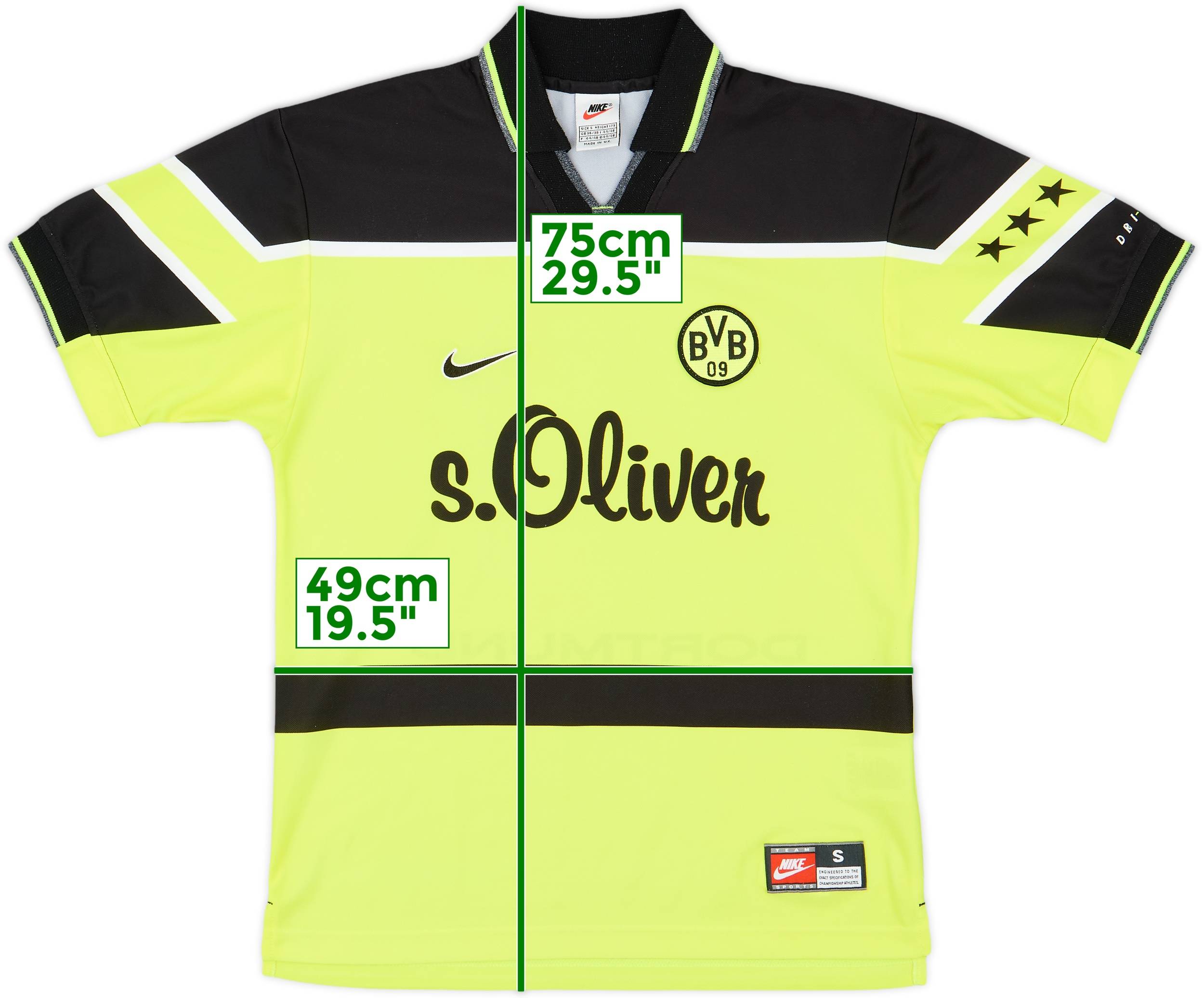 1997-98 Borussia Dortmund Home Shirt - 9/10 - (S)