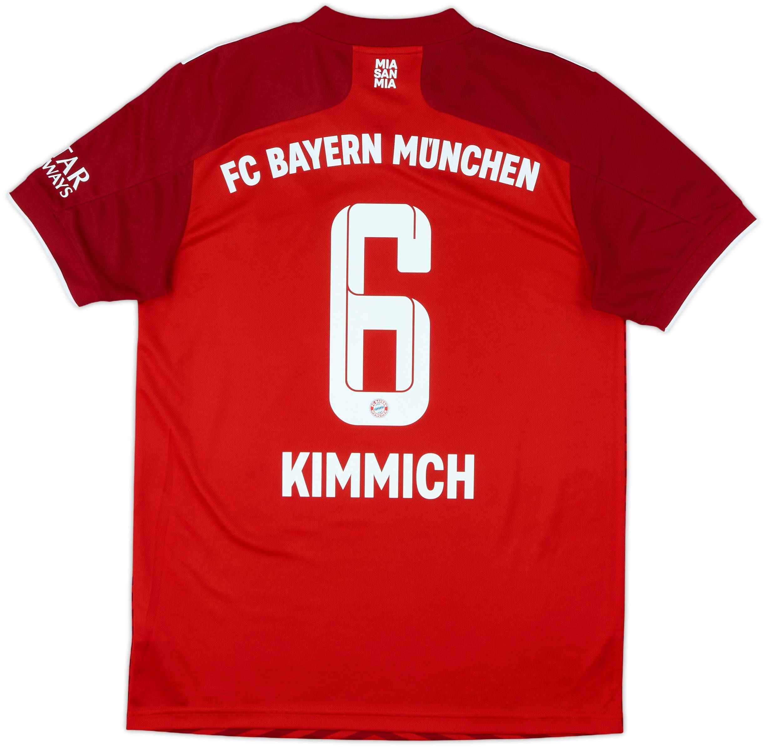 独特の上品 2021-22 (M) - 6/10 - #6 Kimmich Shirt Home Munich Bayern ウェア