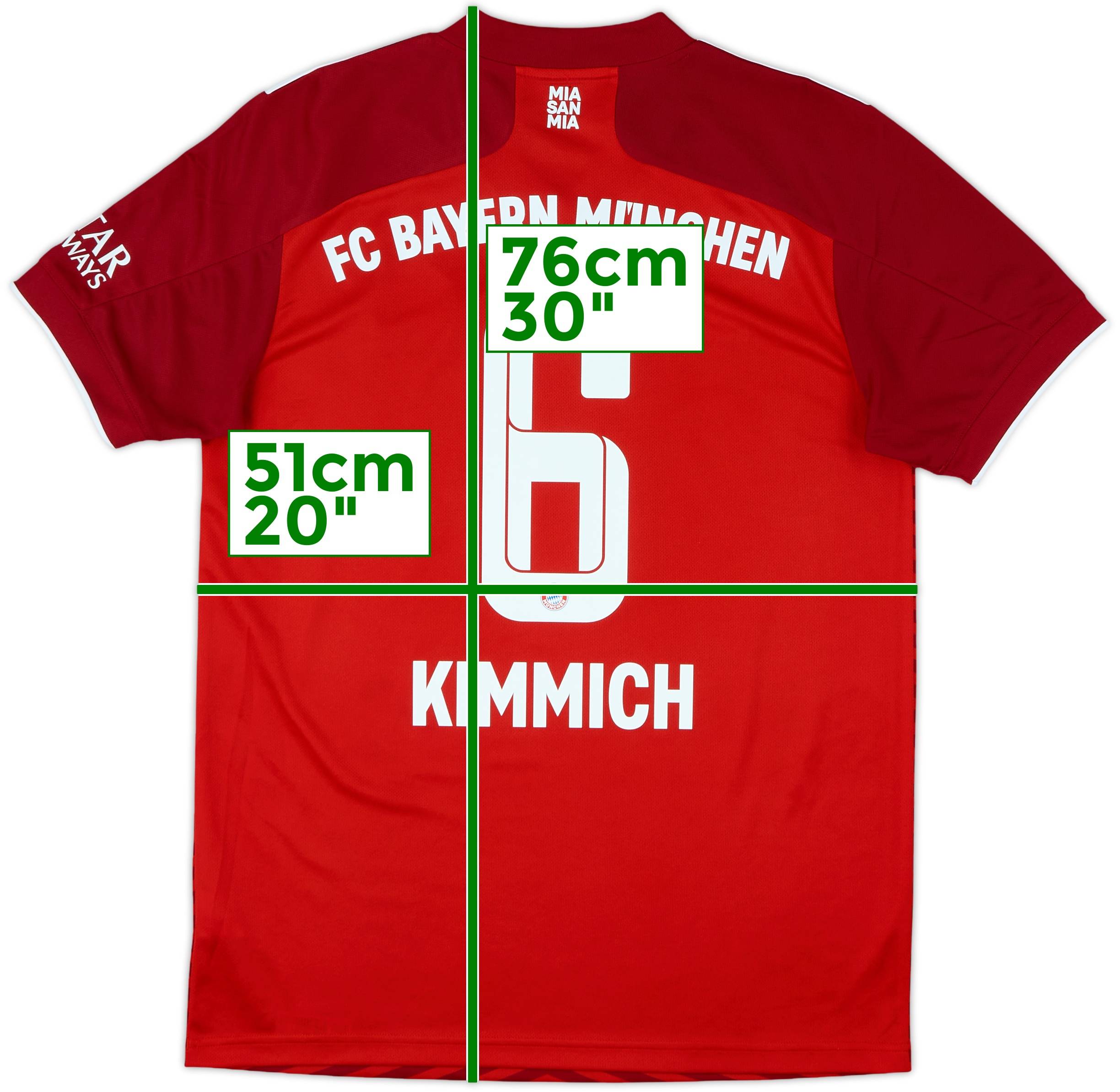 最終値下げ #6 Kimmich Shirt Home Munich Bayern 2021-22 - (M) - 6/10 ウェア